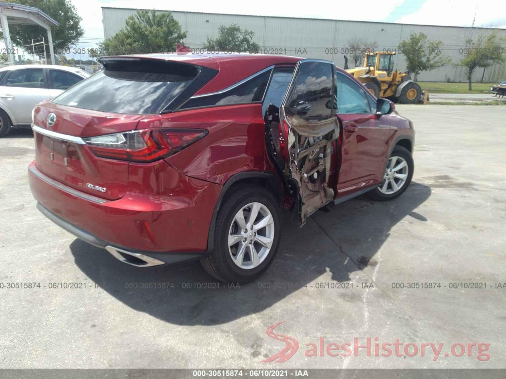 2T2ZZMCA3HC085180 2017 LEXUS RX