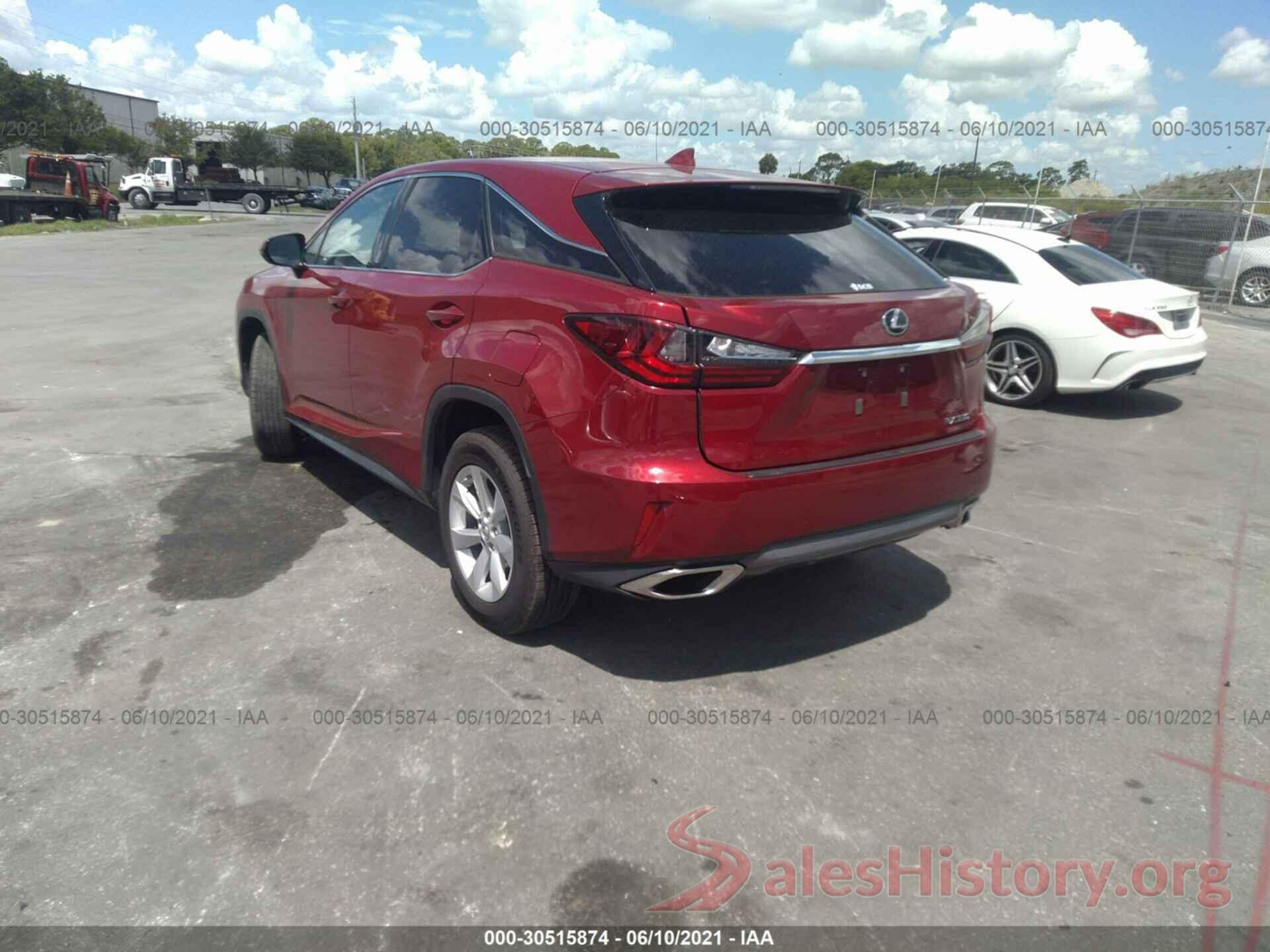 2T2ZZMCA3HC085180 2017 LEXUS RX