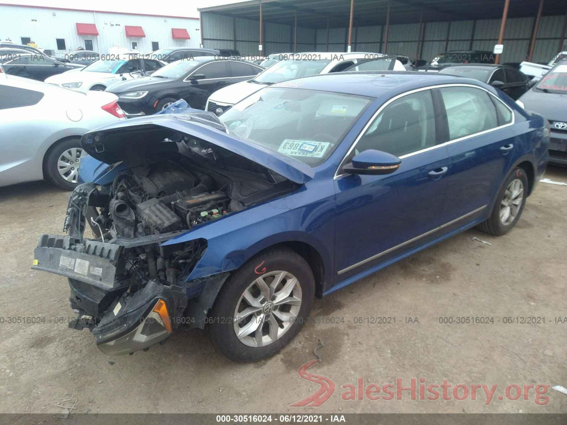 1VWAT7A34GC057224 2016 VOLKSWAGEN PASSAT