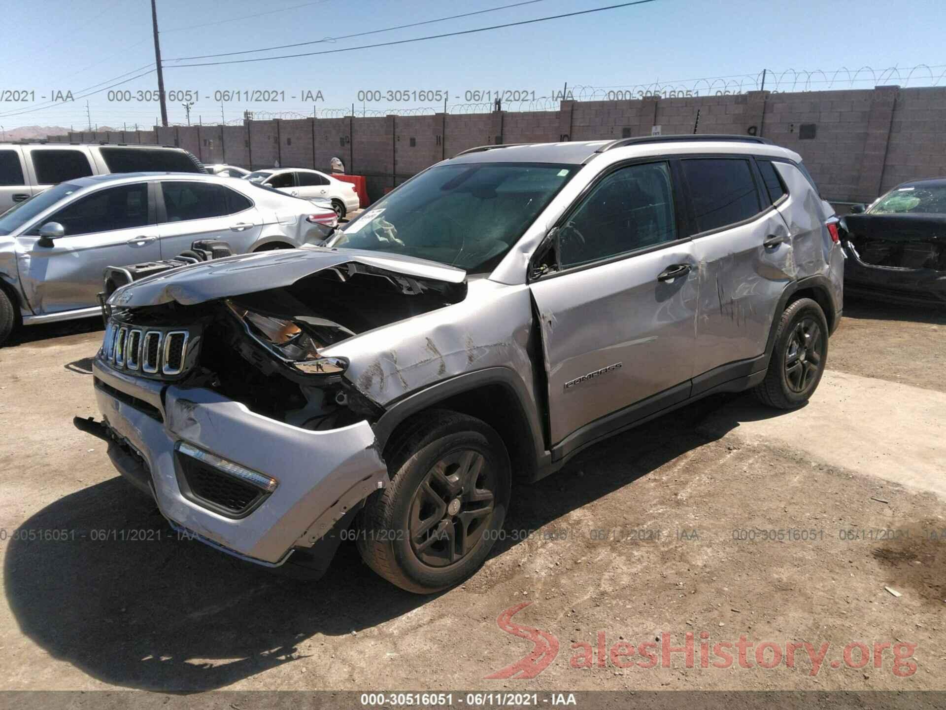 3C4NJCAB2JT123307 2018 JEEP COMPASS