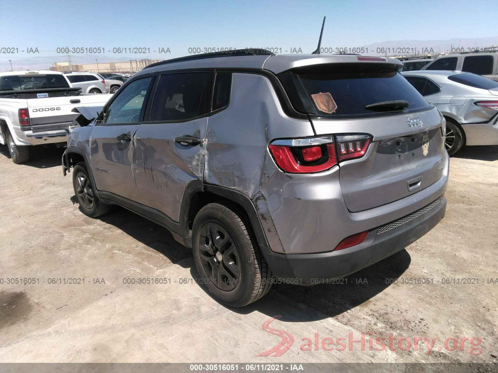 3C4NJCAB2JT123307 2018 JEEP COMPASS