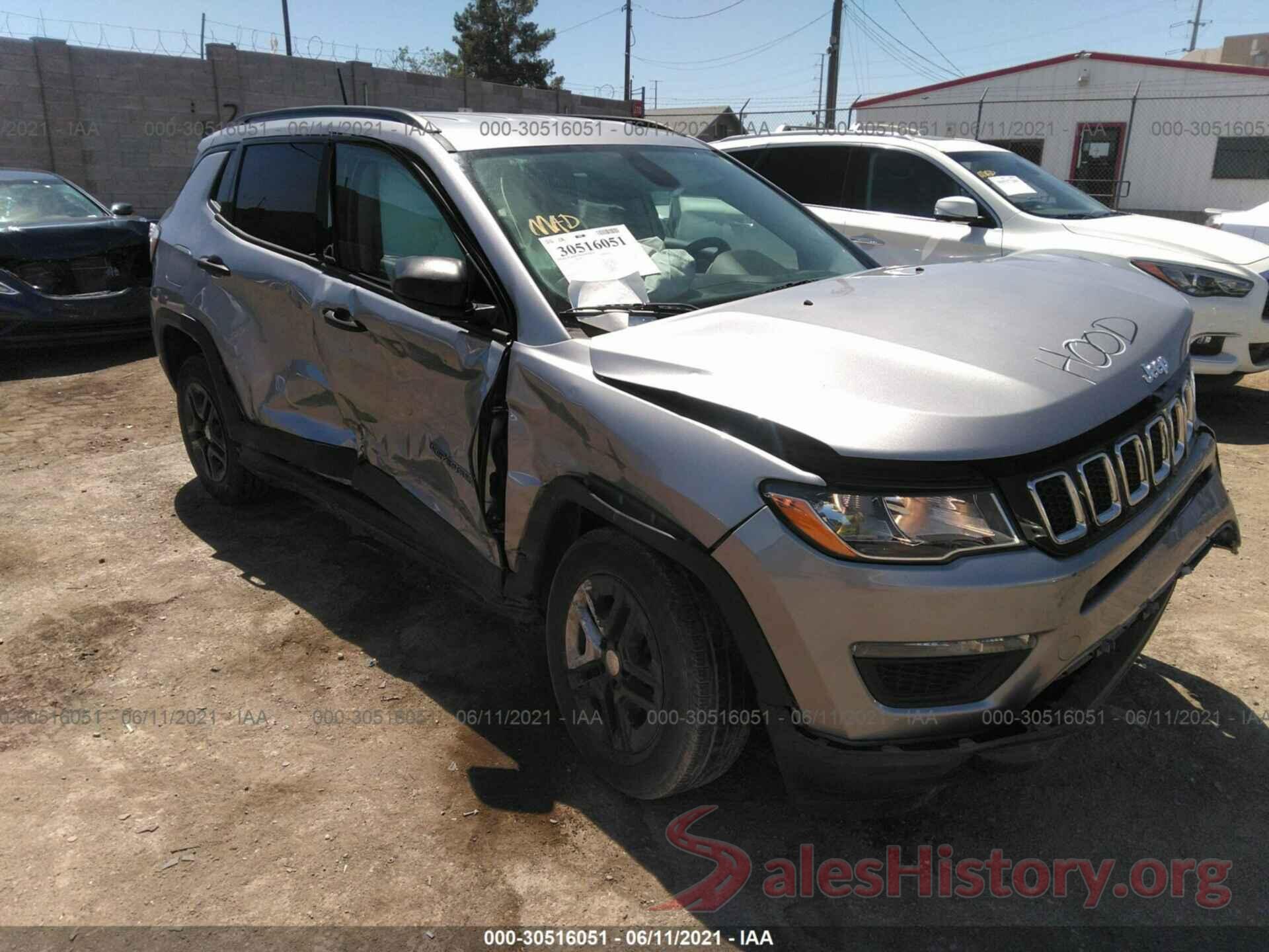 3C4NJCAB2JT123307 2018 JEEP COMPASS