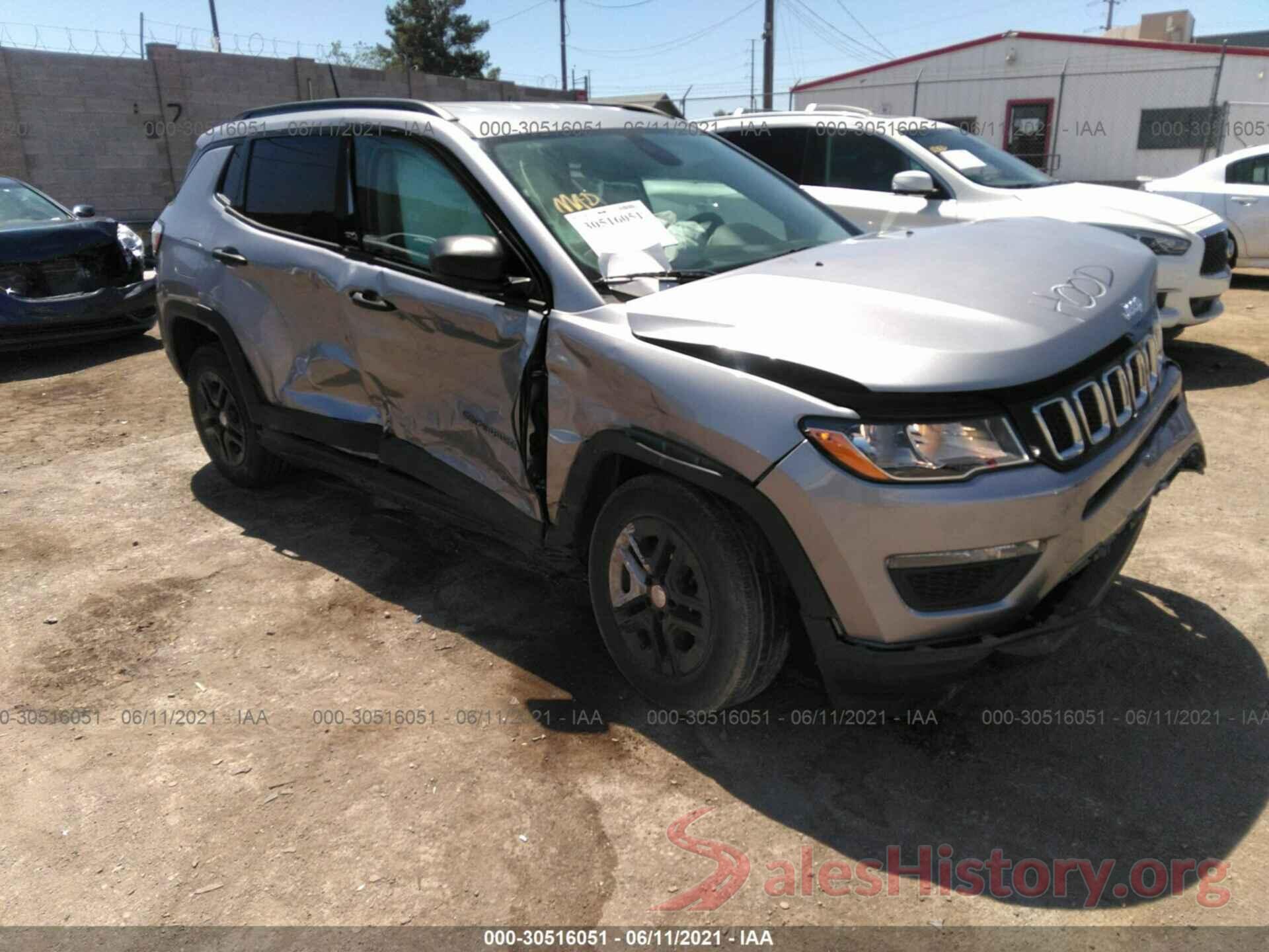 3C4NJCAB2JT123307 2018 JEEP COMPASS