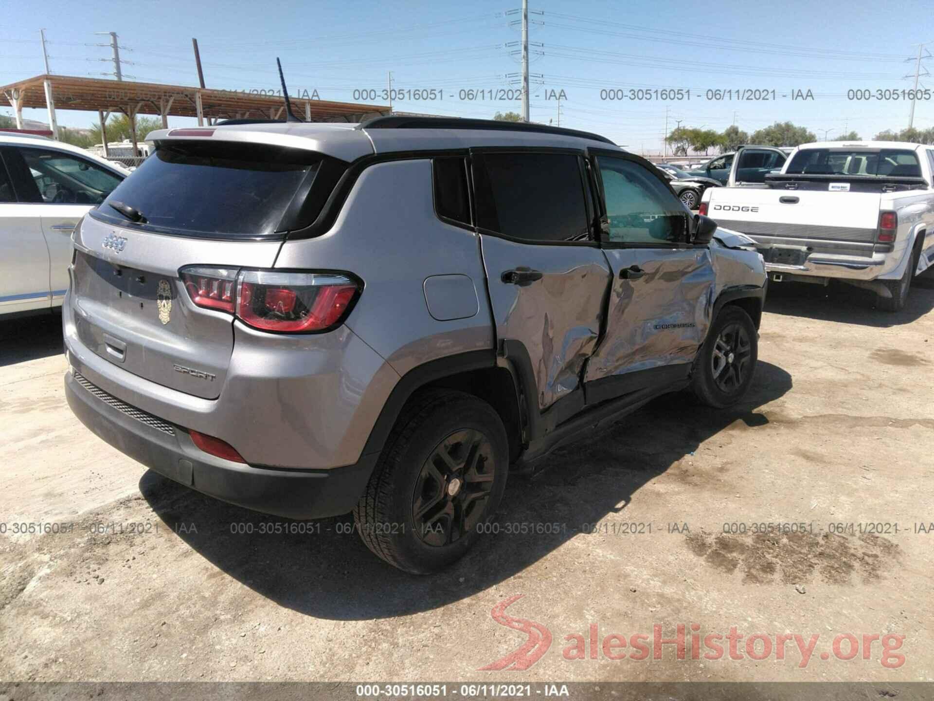 3C4NJCAB2JT123307 2018 JEEP COMPASS