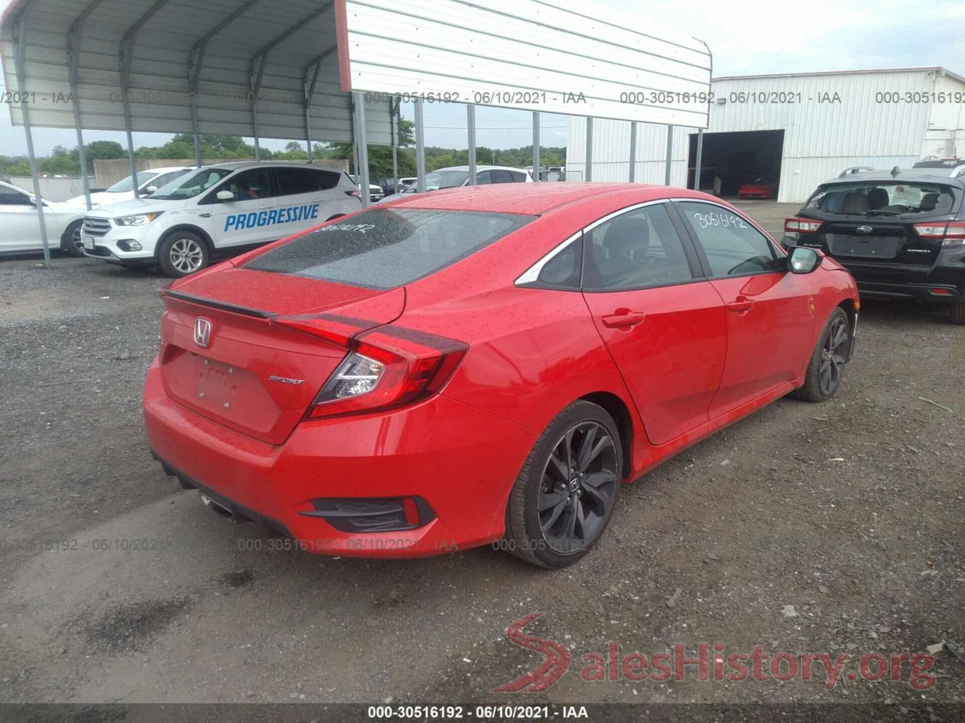 2HGFC2F80KH537185 2019 HONDA CIVIC SEDAN