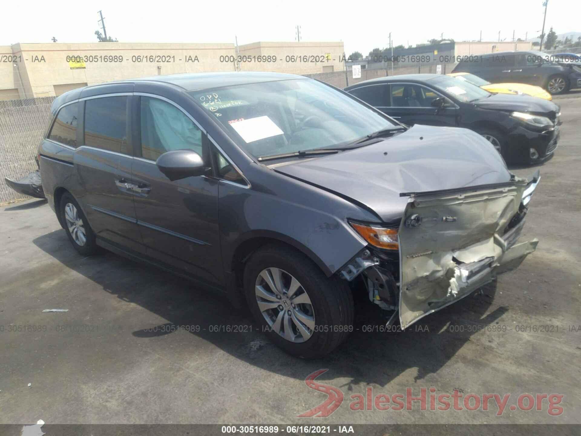 5FNRL5H49GB042407 2016 HONDA ODYSSEY