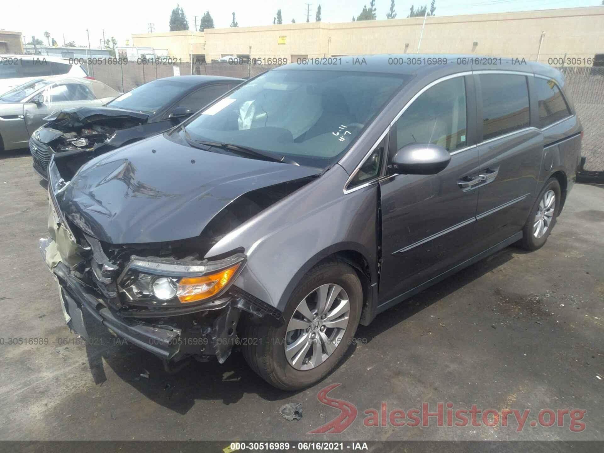 5FNRL5H49GB042407 2016 HONDA ODYSSEY