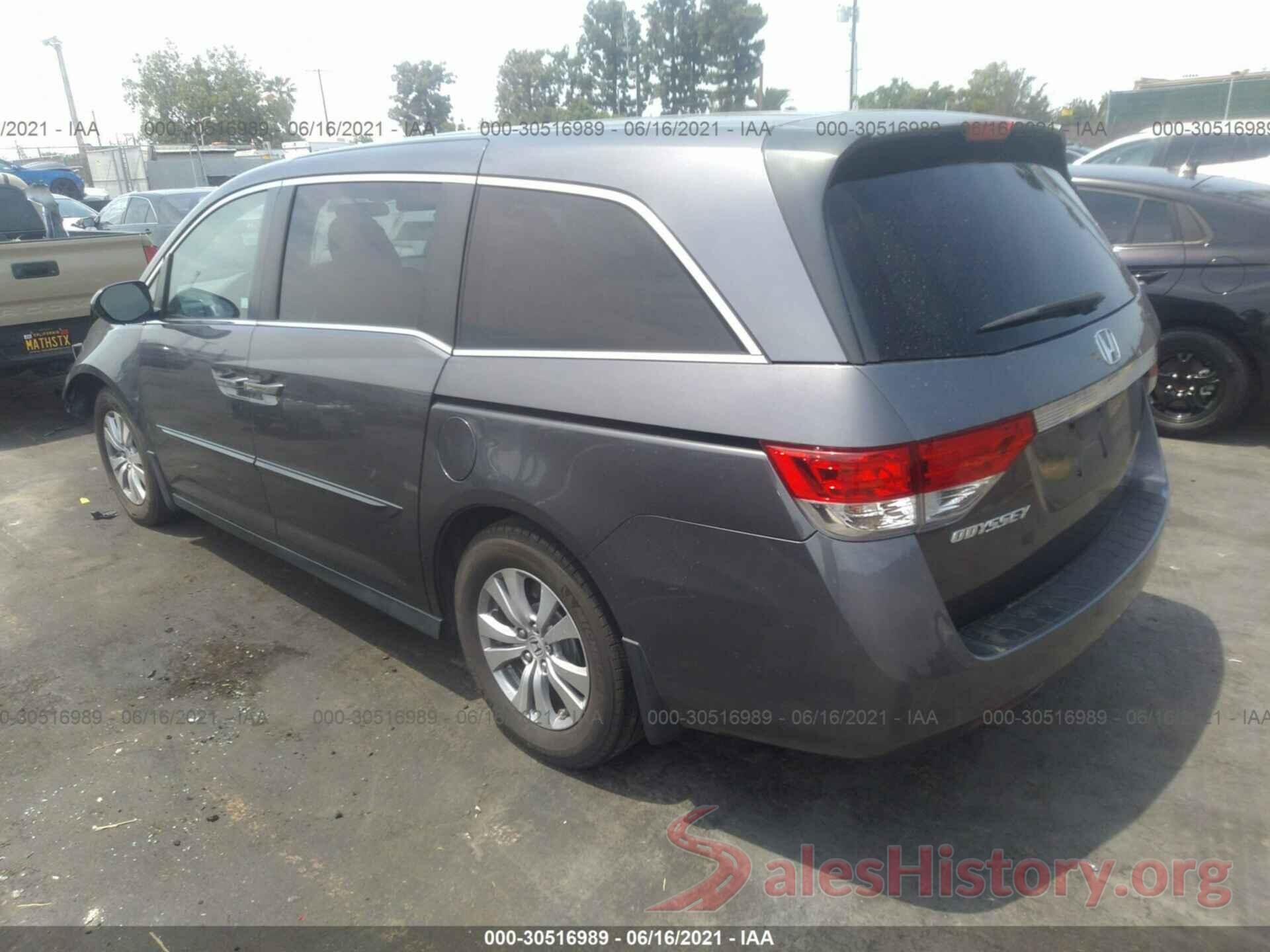 5FNRL5H49GB042407 2016 HONDA ODYSSEY