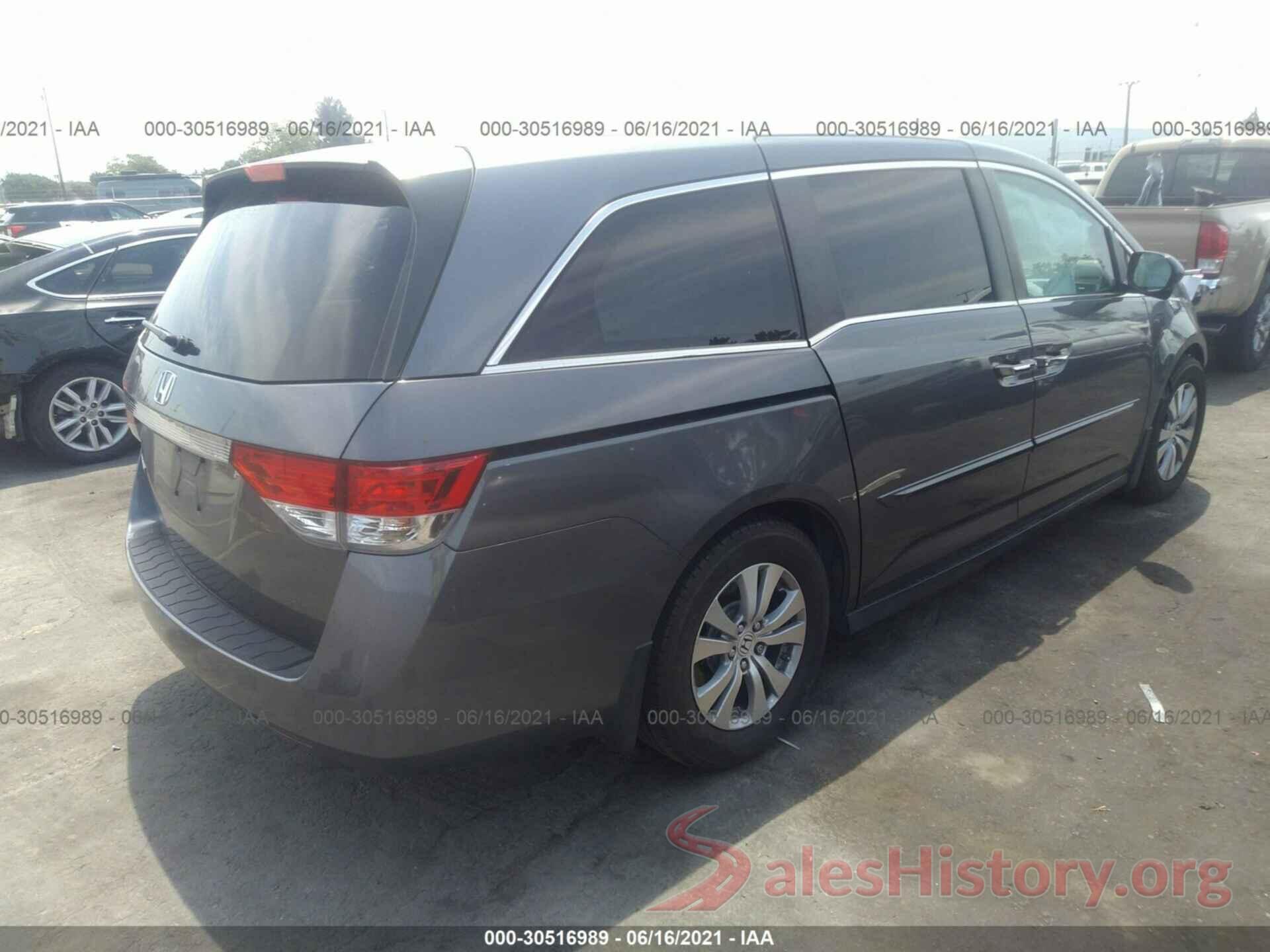 5FNRL5H49GB042407 2016 HONDA ODYSSEY