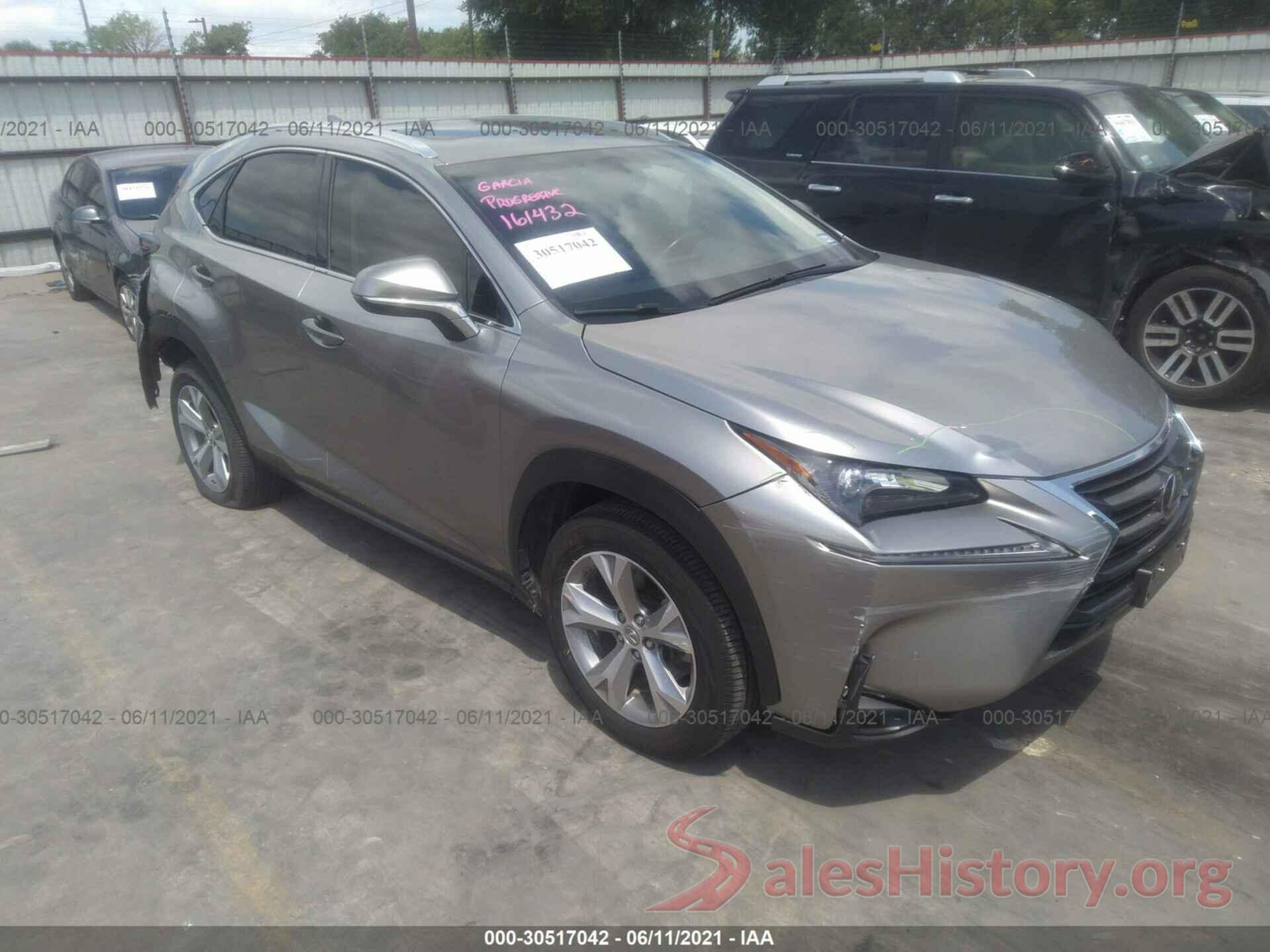 JTJYARBZ4H2053541 2017 LEXUS NX