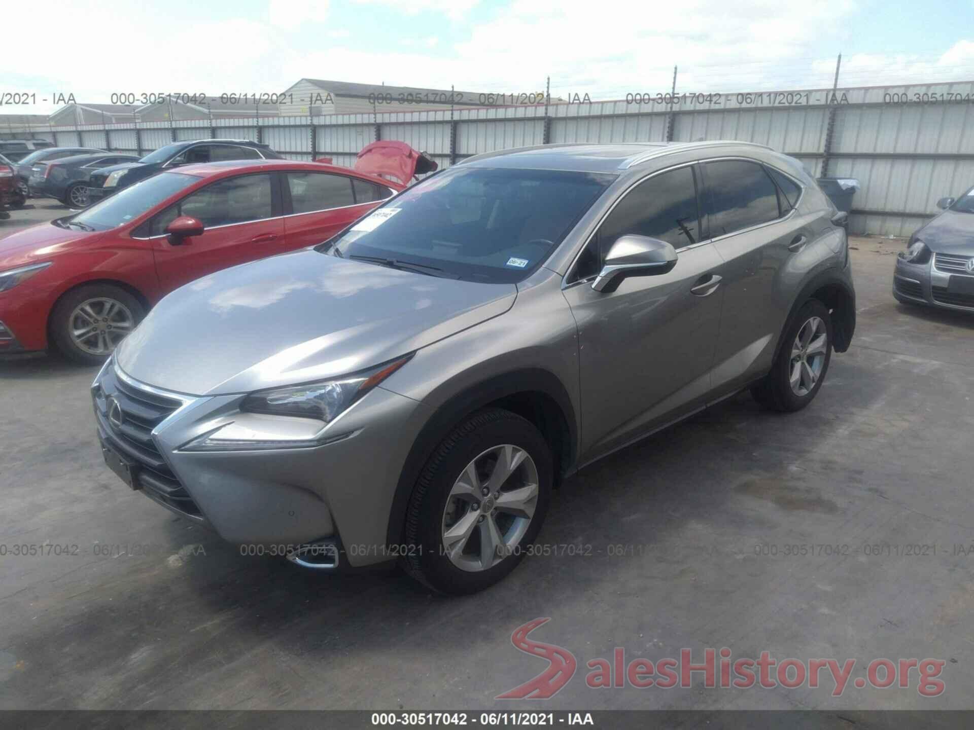 JTJYARBZ4H2053541 2017 LEXUS NX