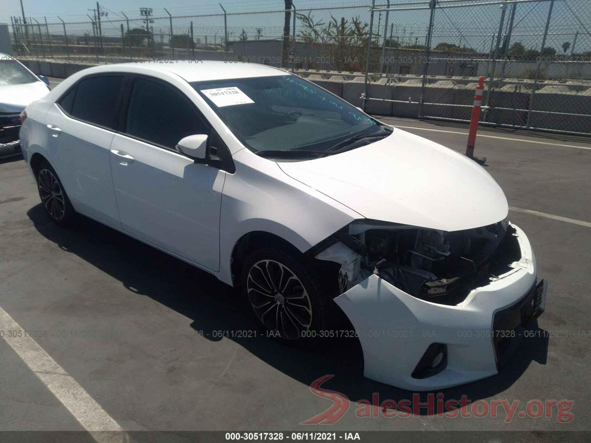 5YFBURHE9GP517413 2016 TOYOTA COROLLA