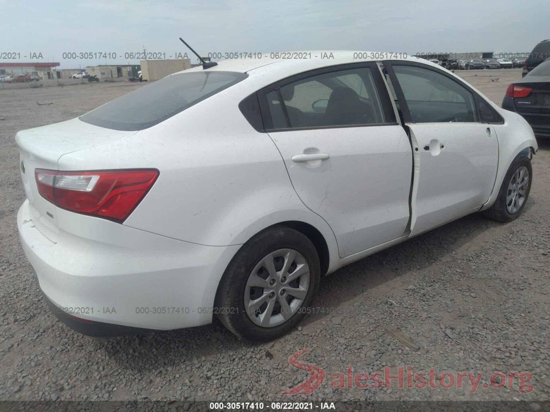 KNADM4A37H6016076 2017 KIA RIO