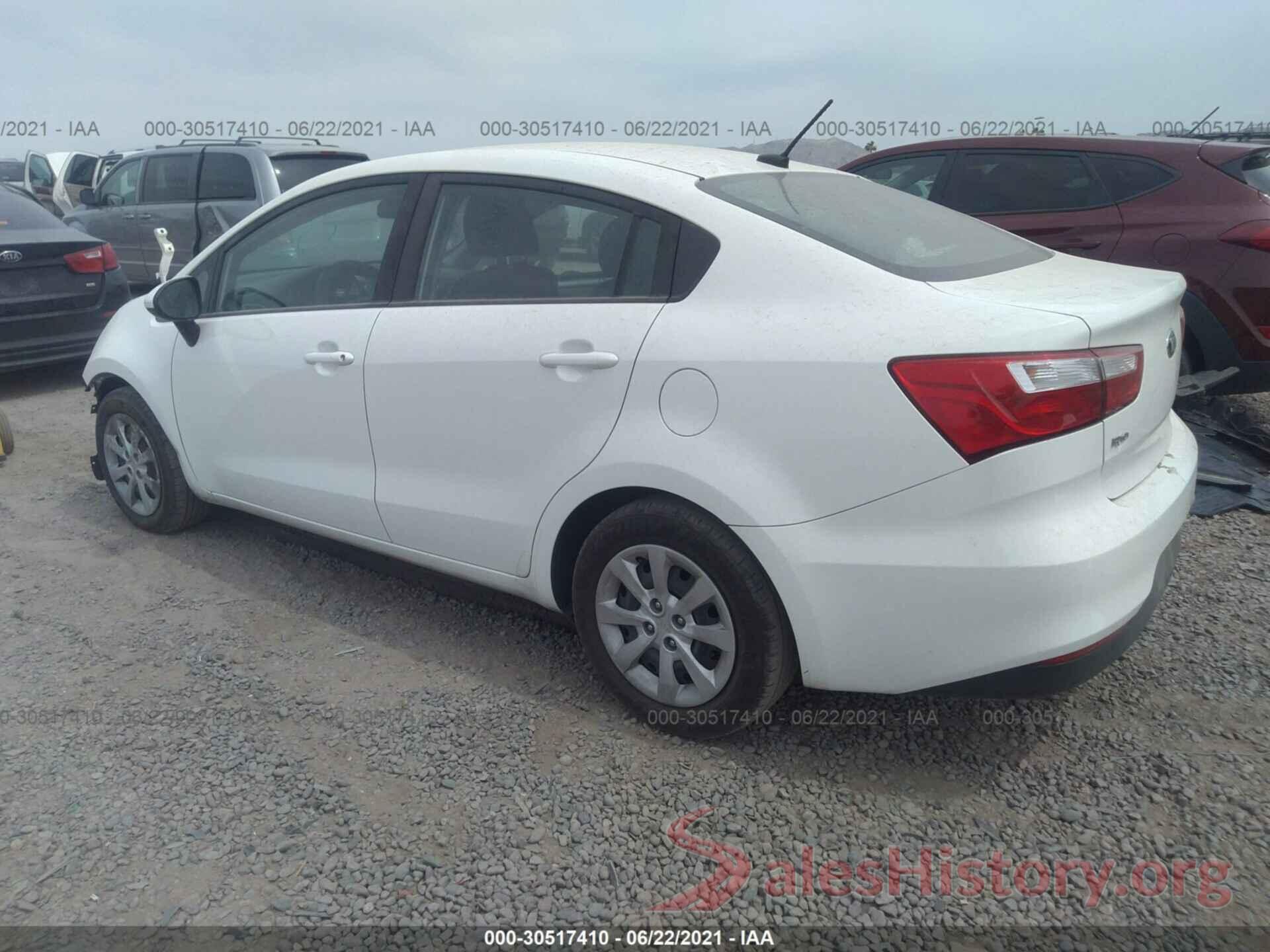 KNADM4A37H6016076 2017 KIA RIO