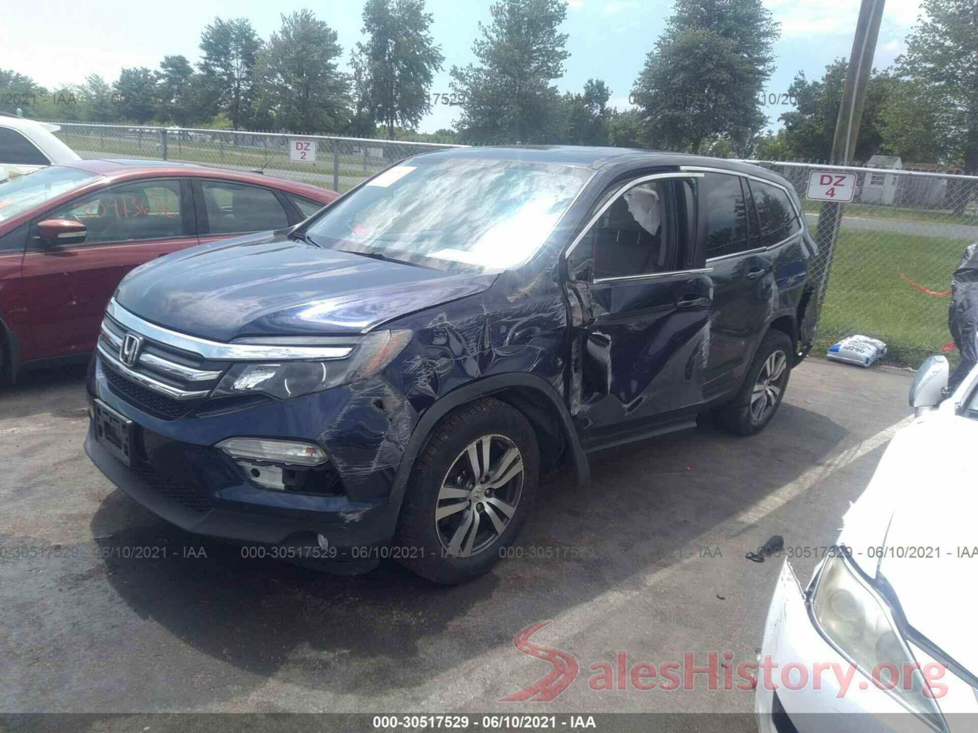 5FNYF6H55HB027518 2017 HONDA PILOT