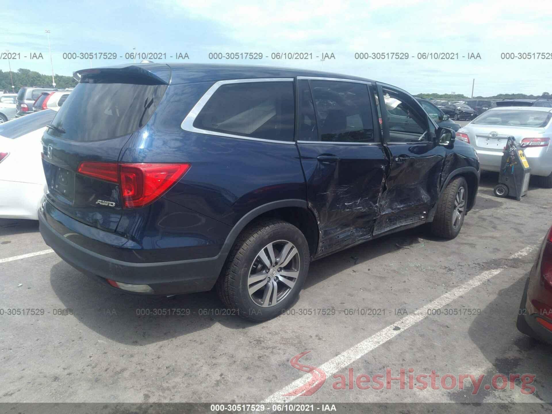 5FNYF6H55HB027518 2017 HONDA PILOT