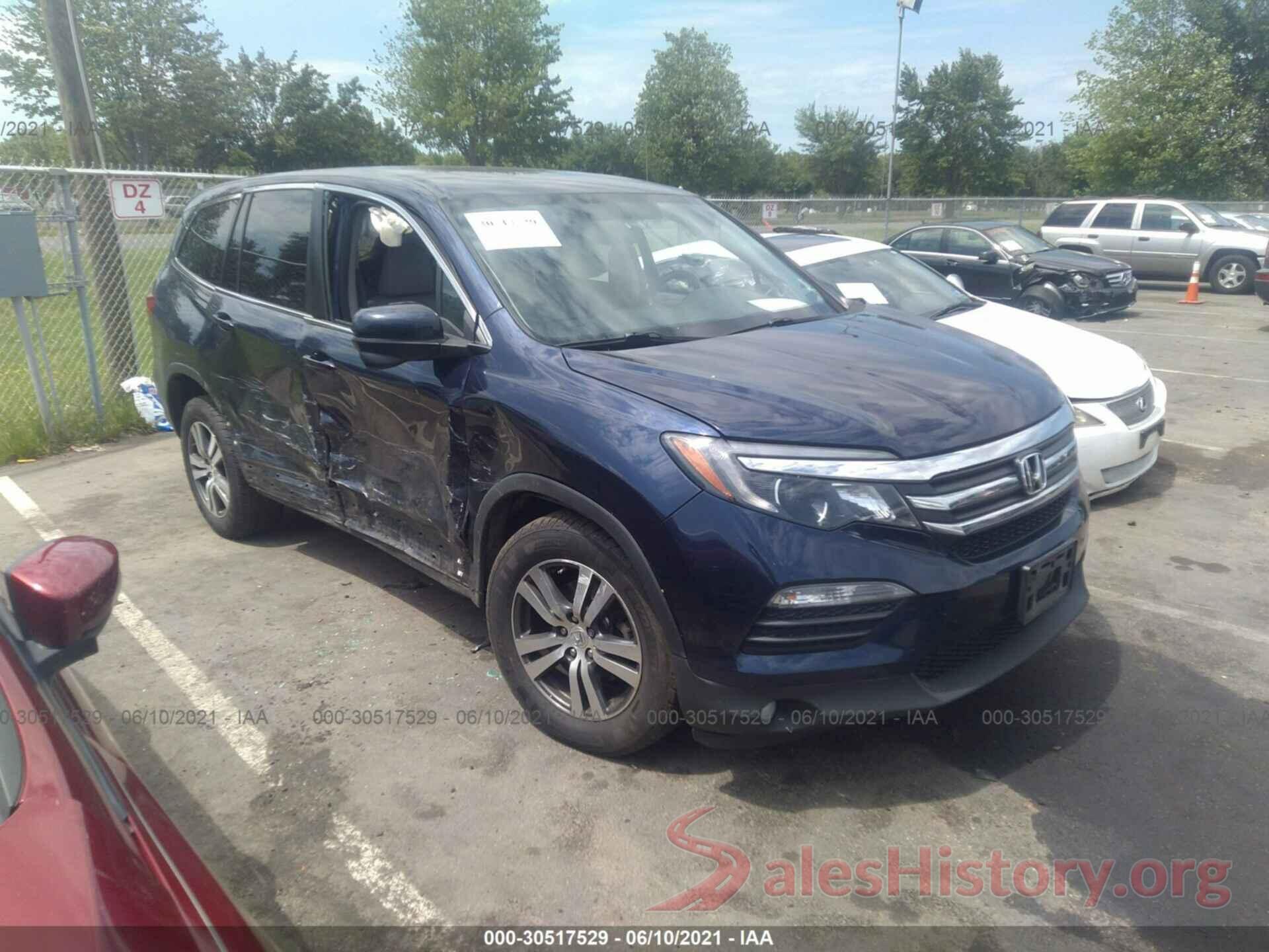 5FNYF6H55HB027518 2017 HONDA PILOT