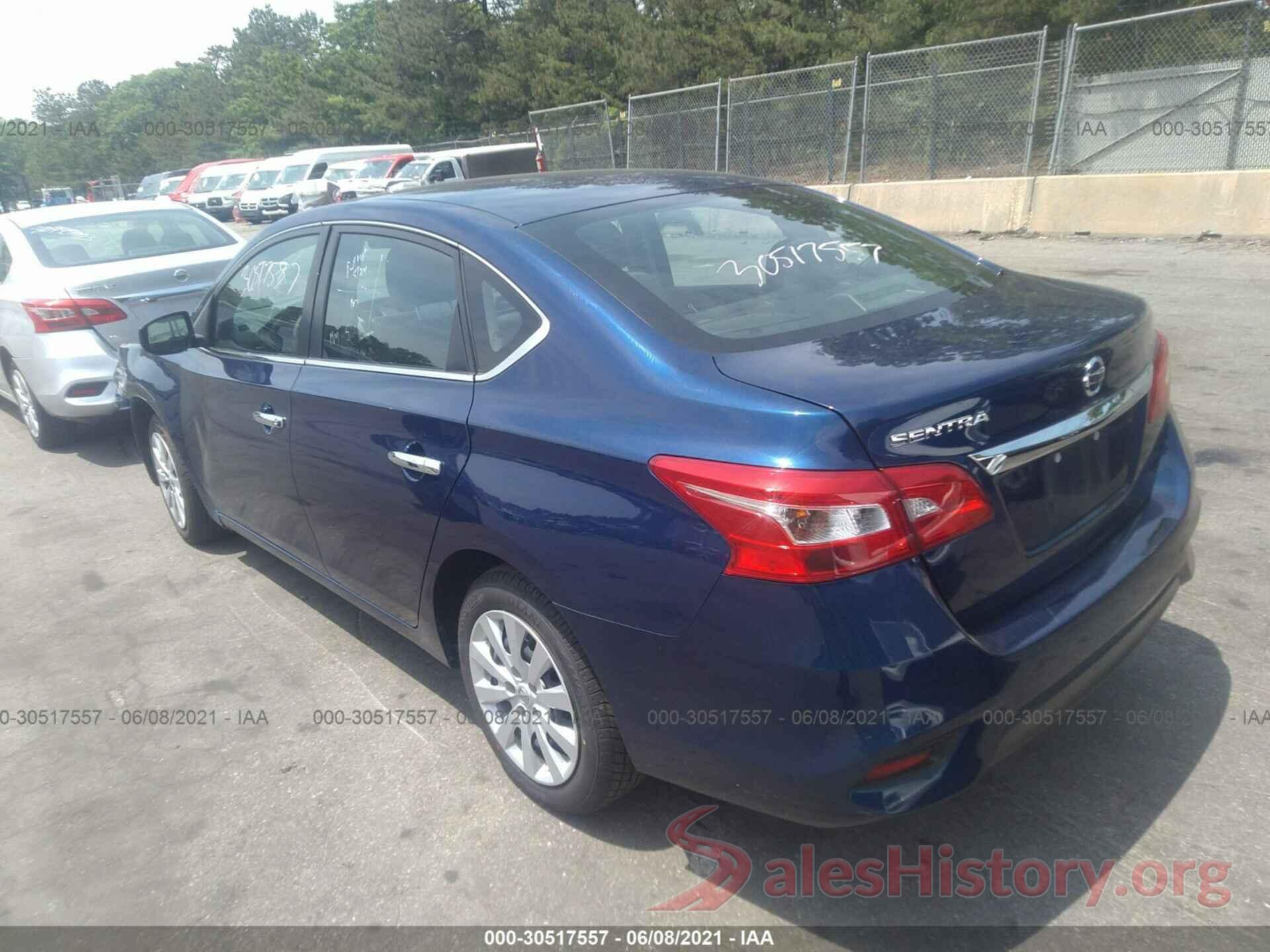 3N1AB7APXKY296143 2019 NISSAN SENTRA