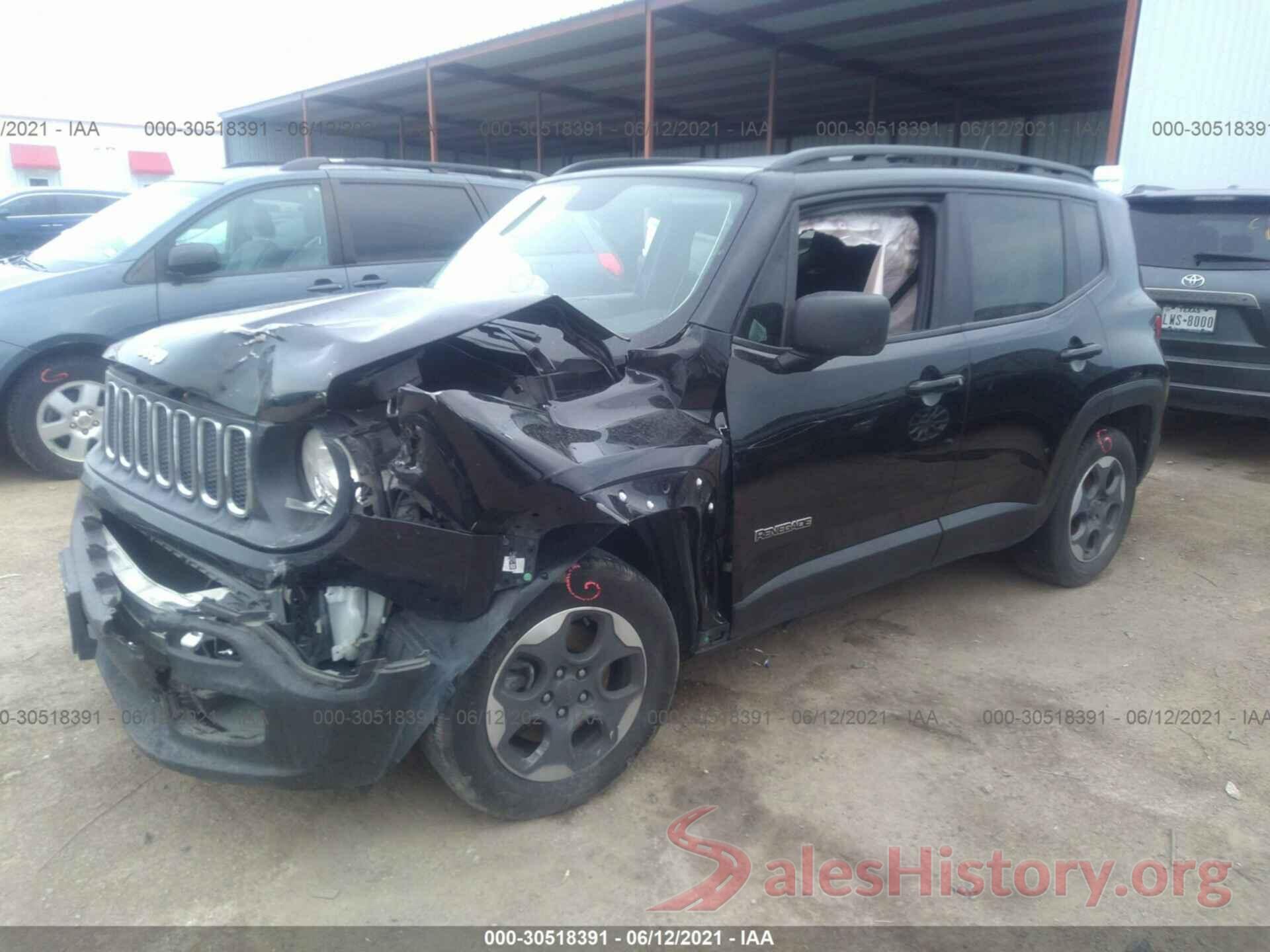 ZACCJAAB5HPE43198 2017 JEEP RENEGADE