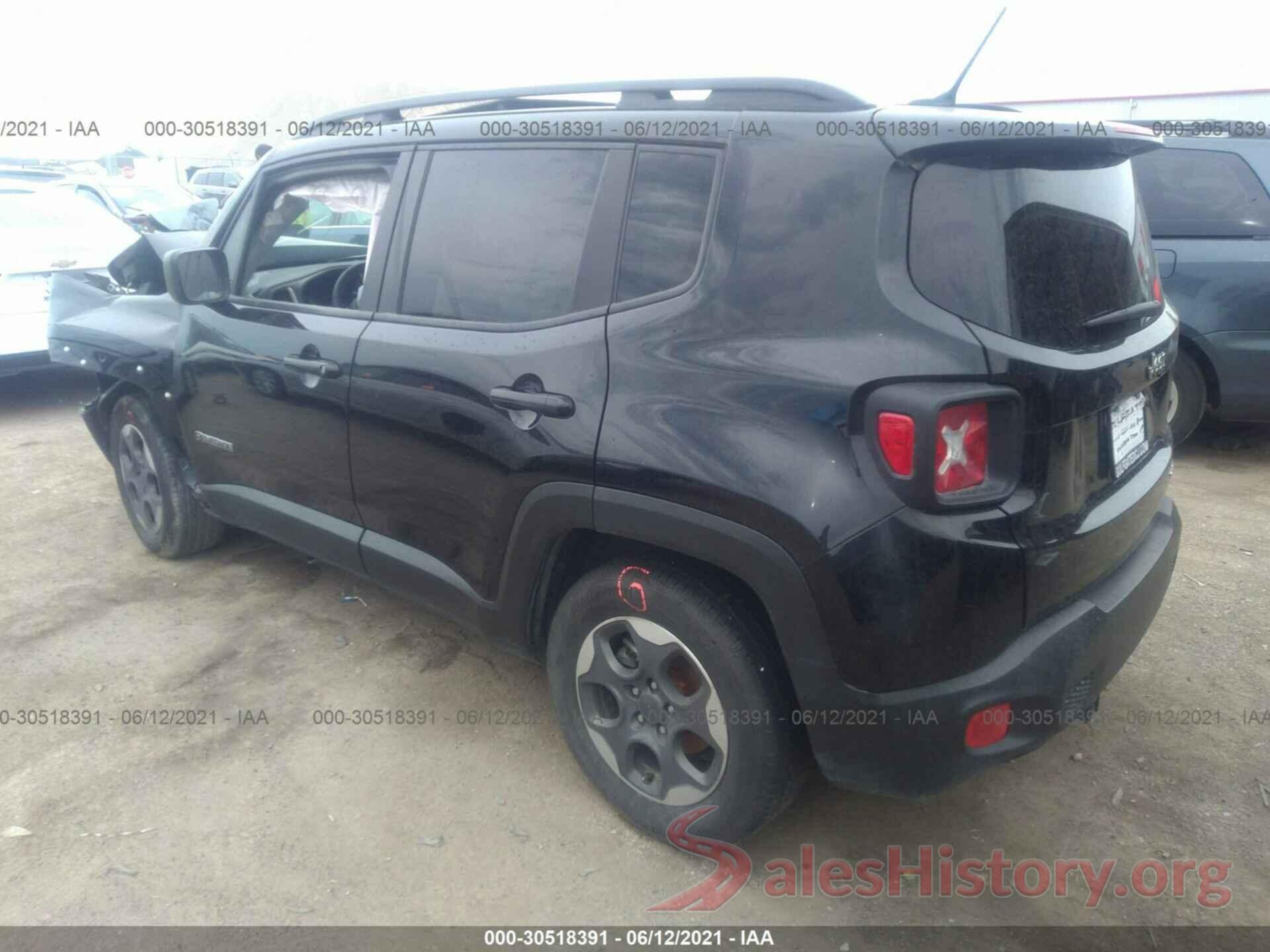 ZACCJAAB5HPE43198 2017 JEEP RENEGADE