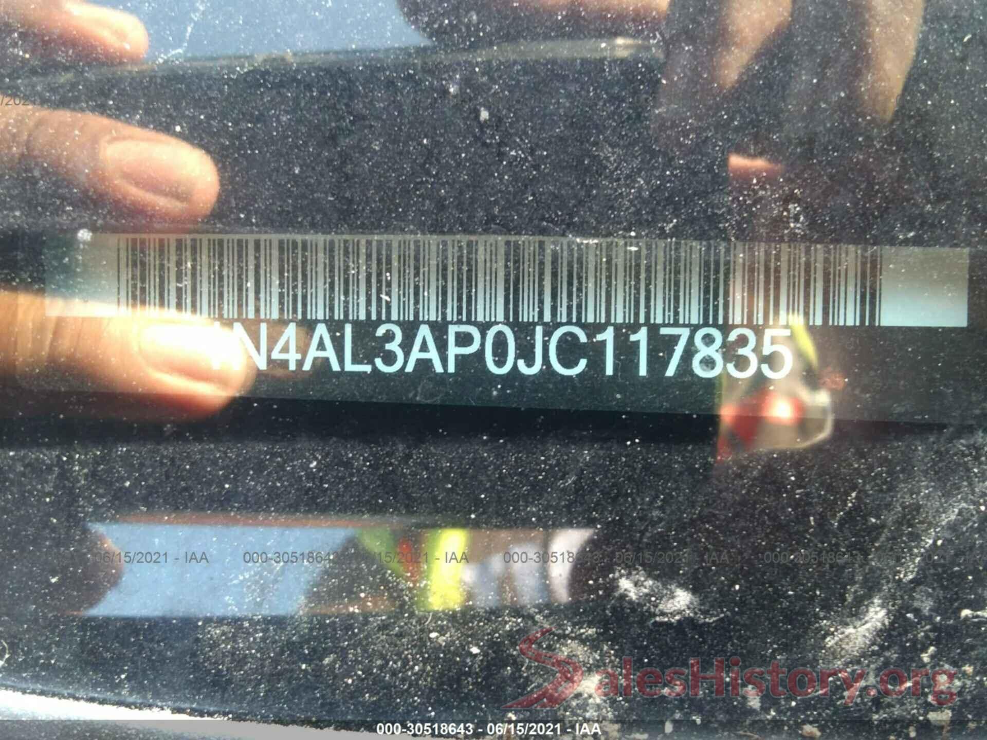 1N4AL3AP0JC117835 2018 NISSAN ALTIMA