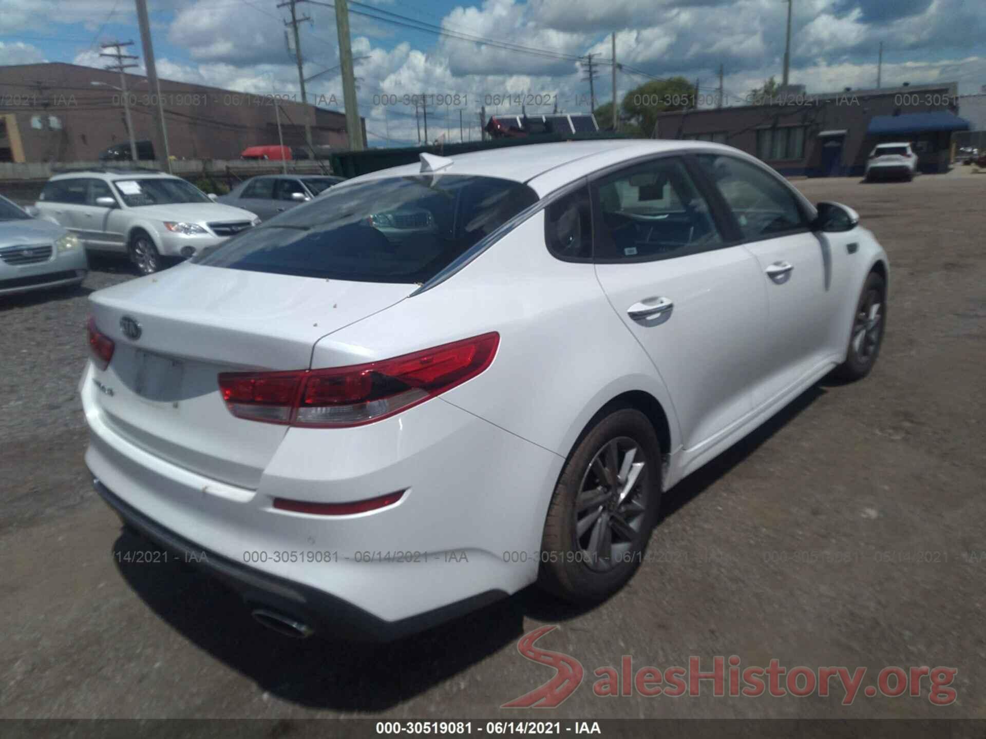 5XXGT4L38LG390707 2020 KIA OPTIMA