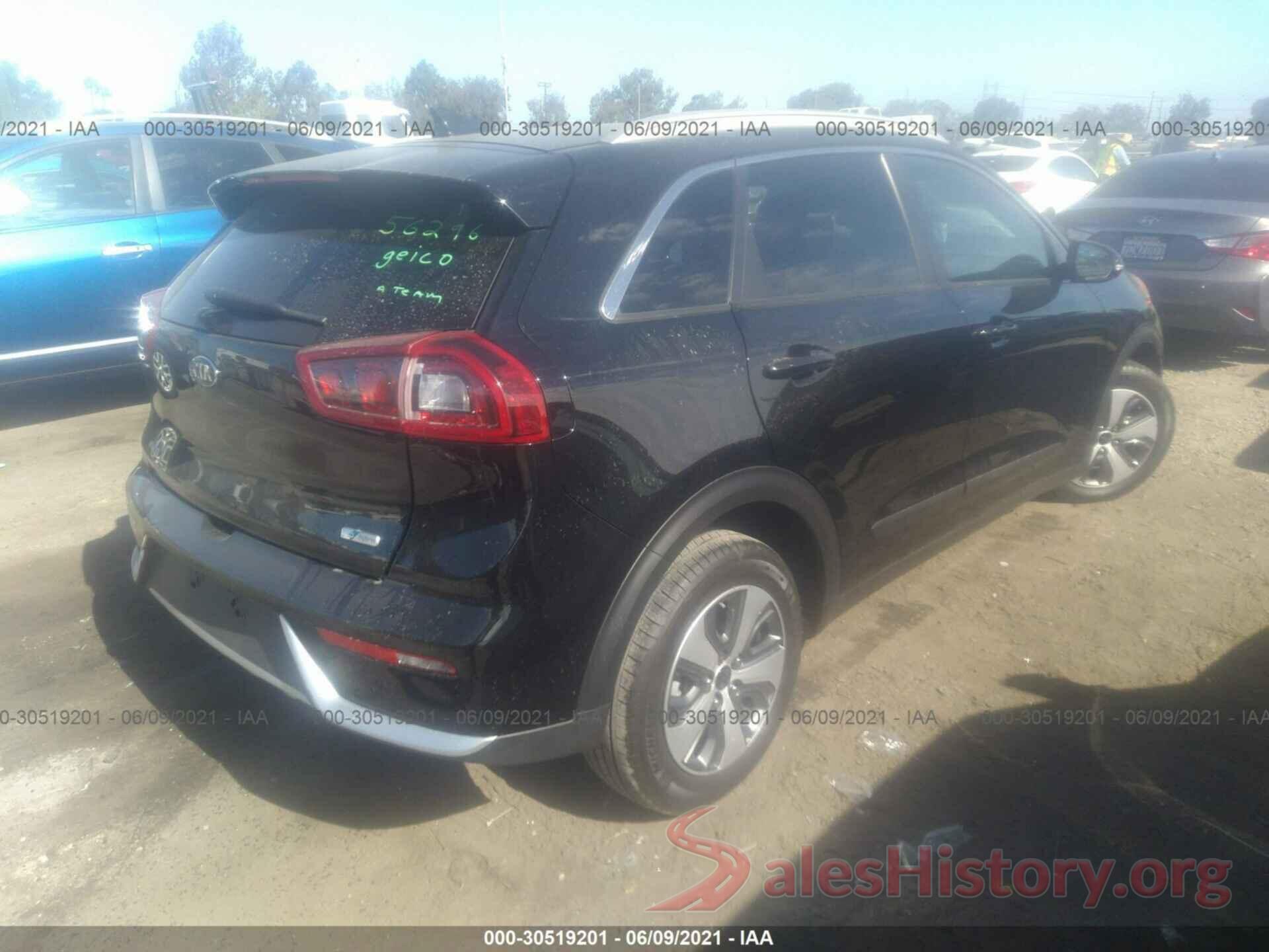 KNDCC3LC9K5336862 2019 KIA NIRO