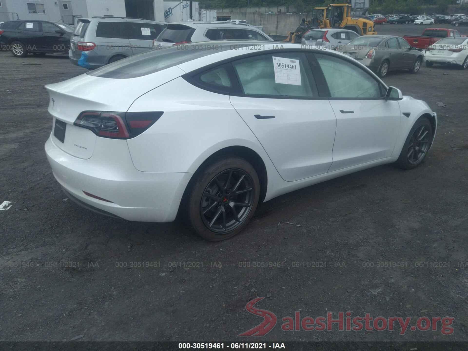 5YJ3E1EB7MF960616 2021 TESLA MODEL 3