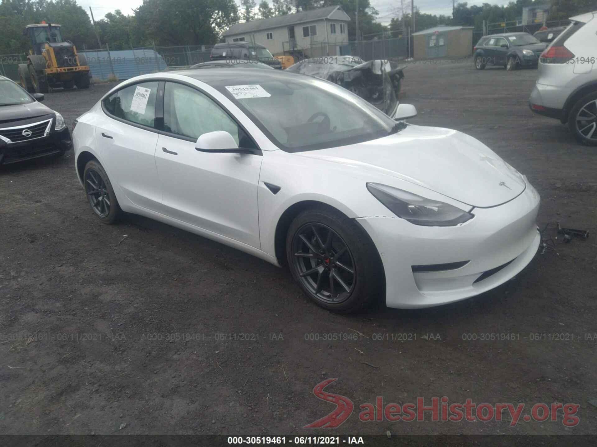 5YJ3E1EB7MF960616 2021 TESLA MODEL 3