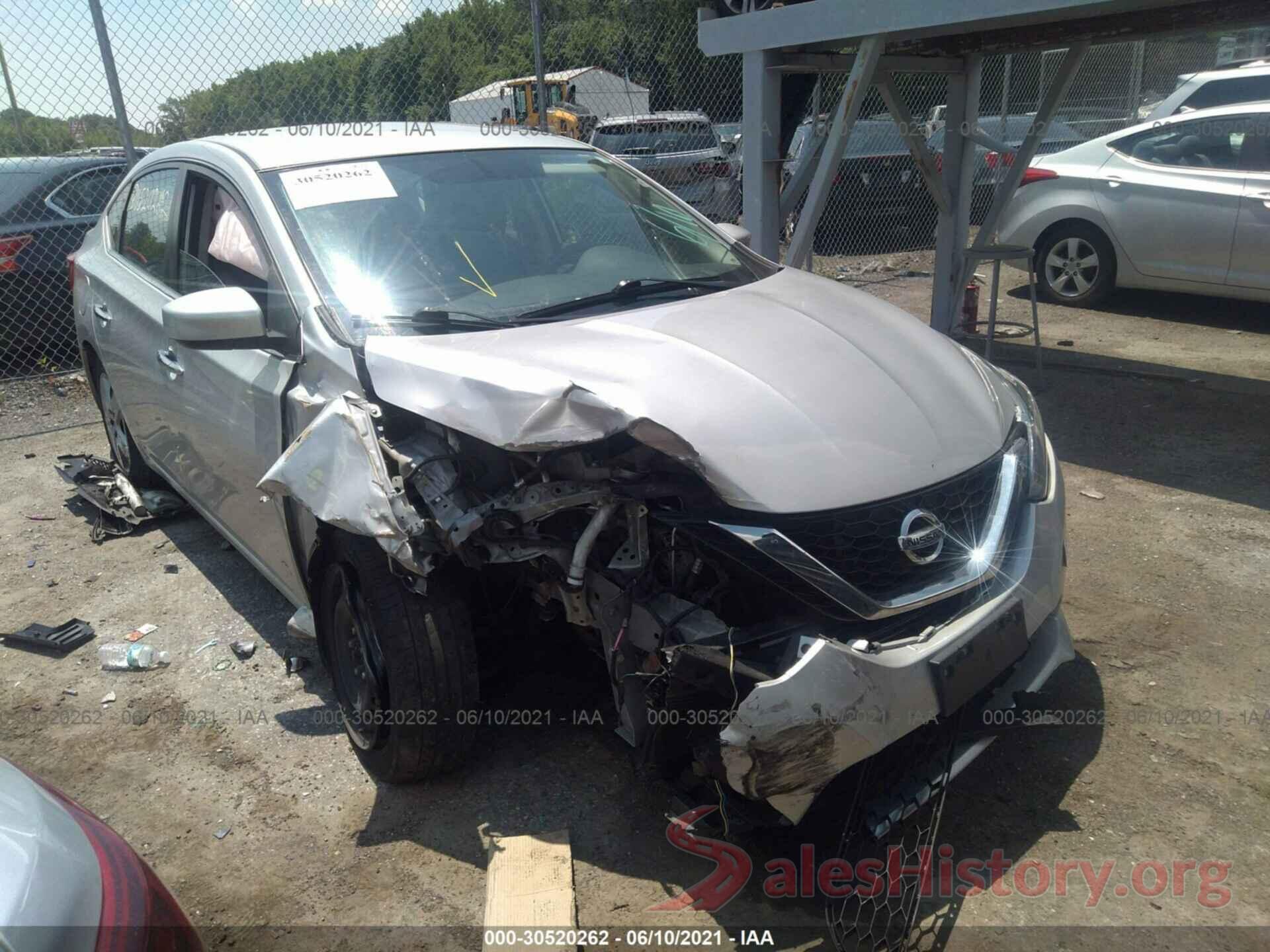 3N1AB7AP2HL636455 2017 NISSAN SENTRA