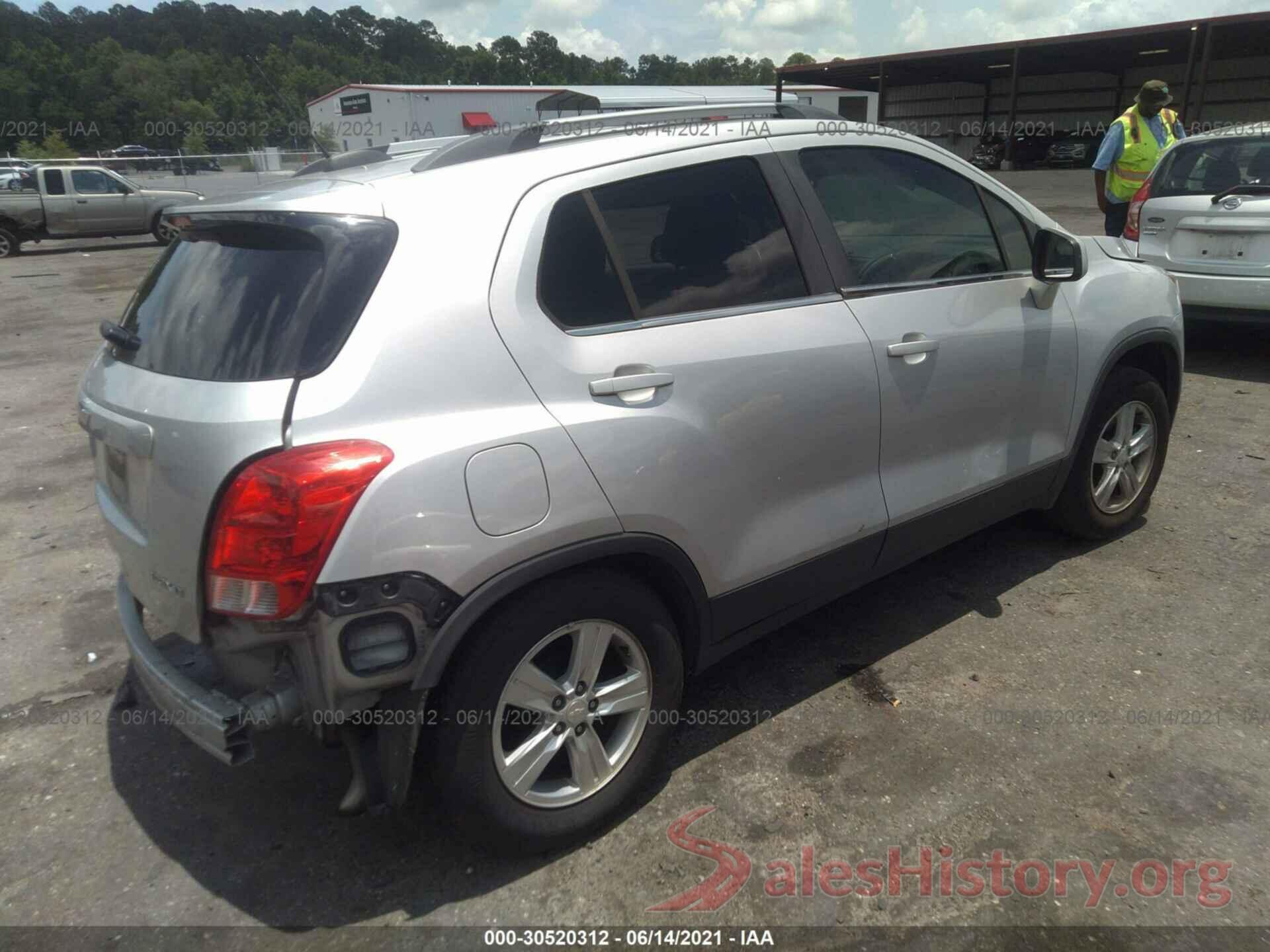 3GNCJLSB2GL253447 2016 CHEVROLET TRAX