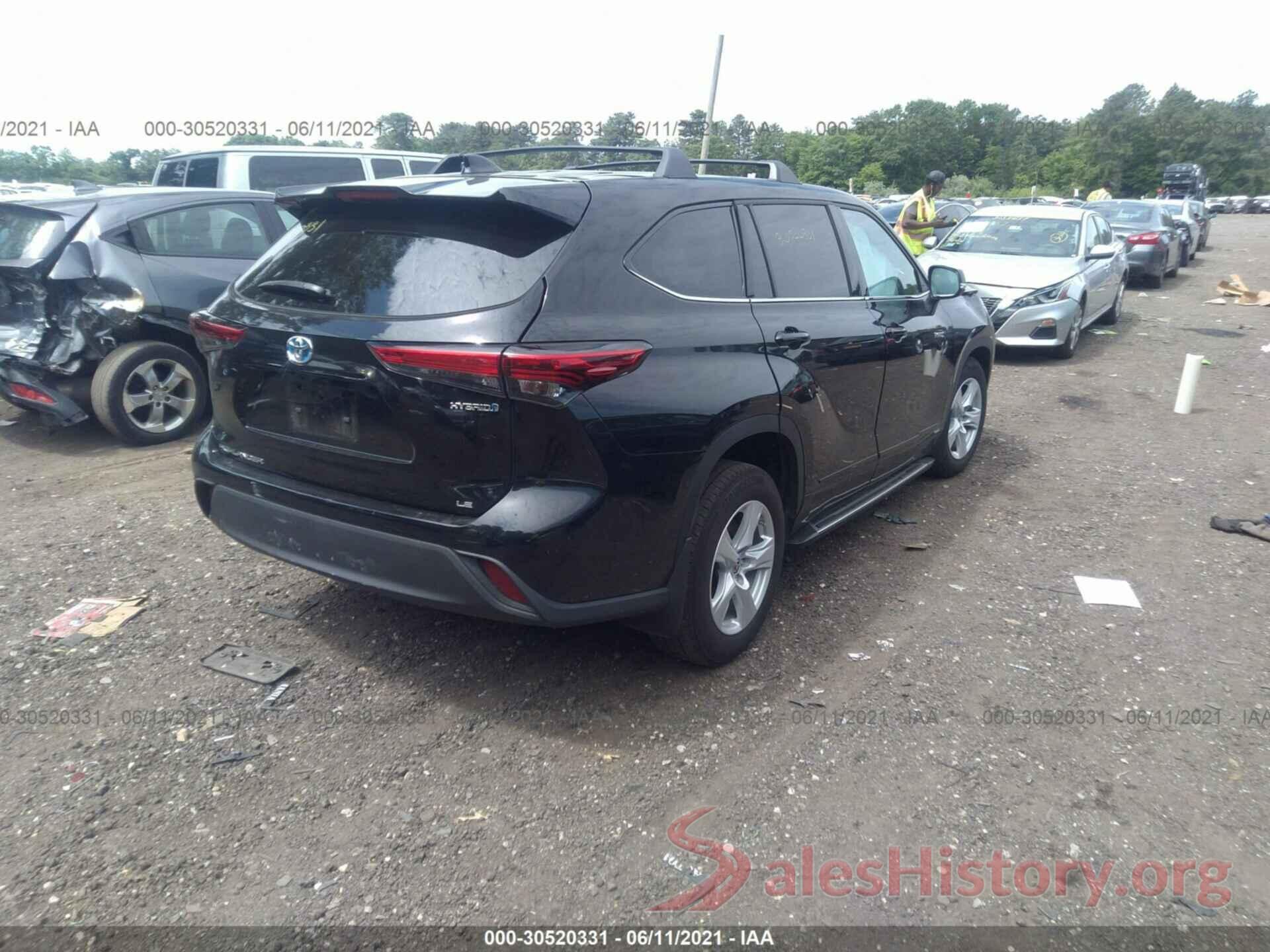 5TDBBRCH4MS522822 2021 TOYOTA HIGHLANDER