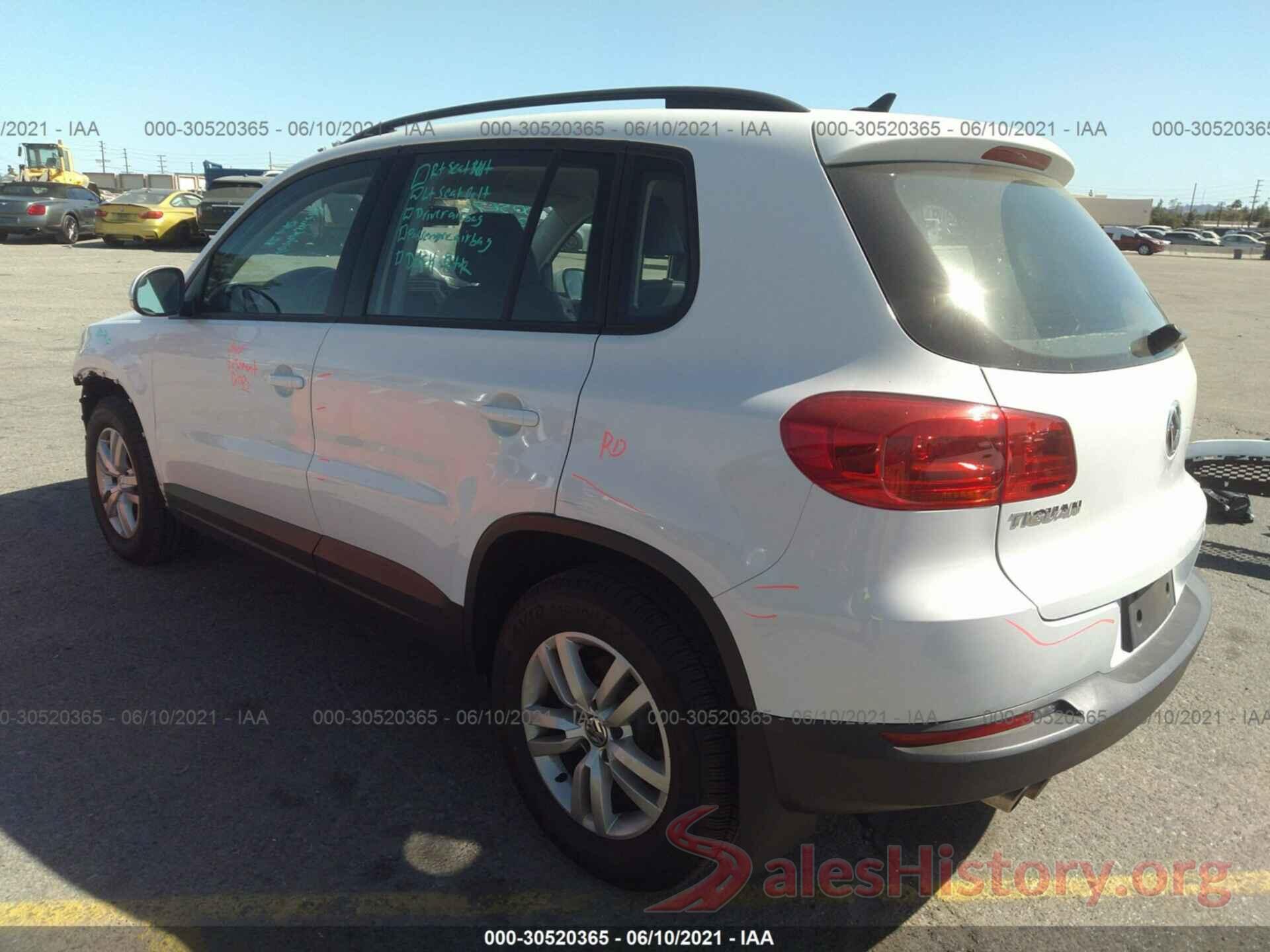 WVGBV7AX2HK026531 2017 VOLKSWAGEN TIGUAN