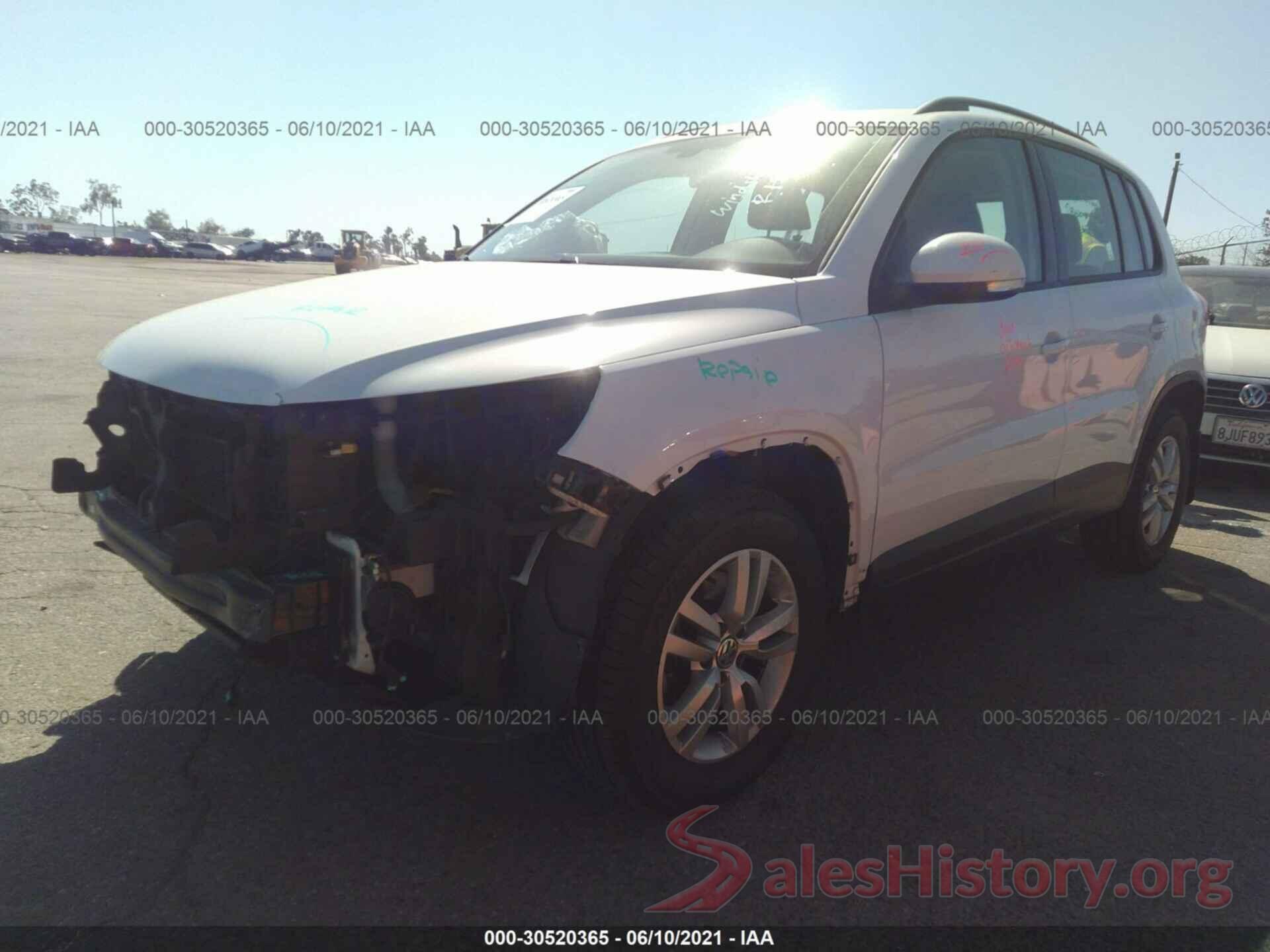 WVGBV7AX2HK026531 2017 VOLKSWAGEN TIGUAN