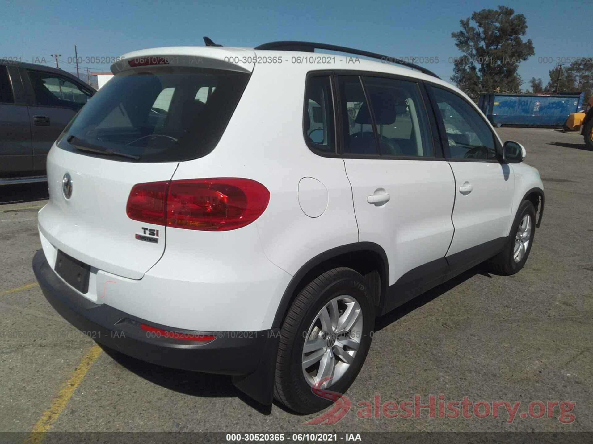 WVGBV7AX2HK026531 2017 VOLKSWAGEN TIGUAN