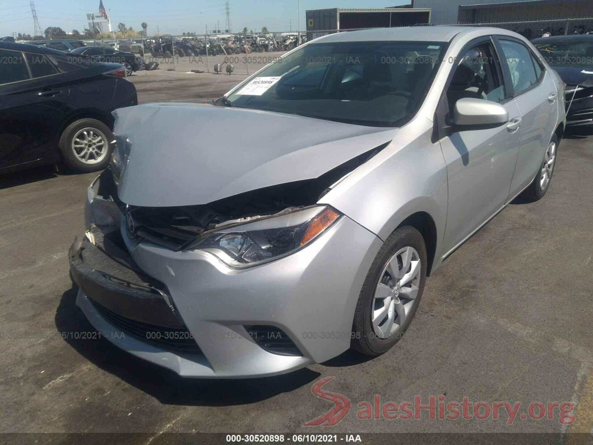 5YFBURHE3GP385717 2016 TOYOTA COROLLA