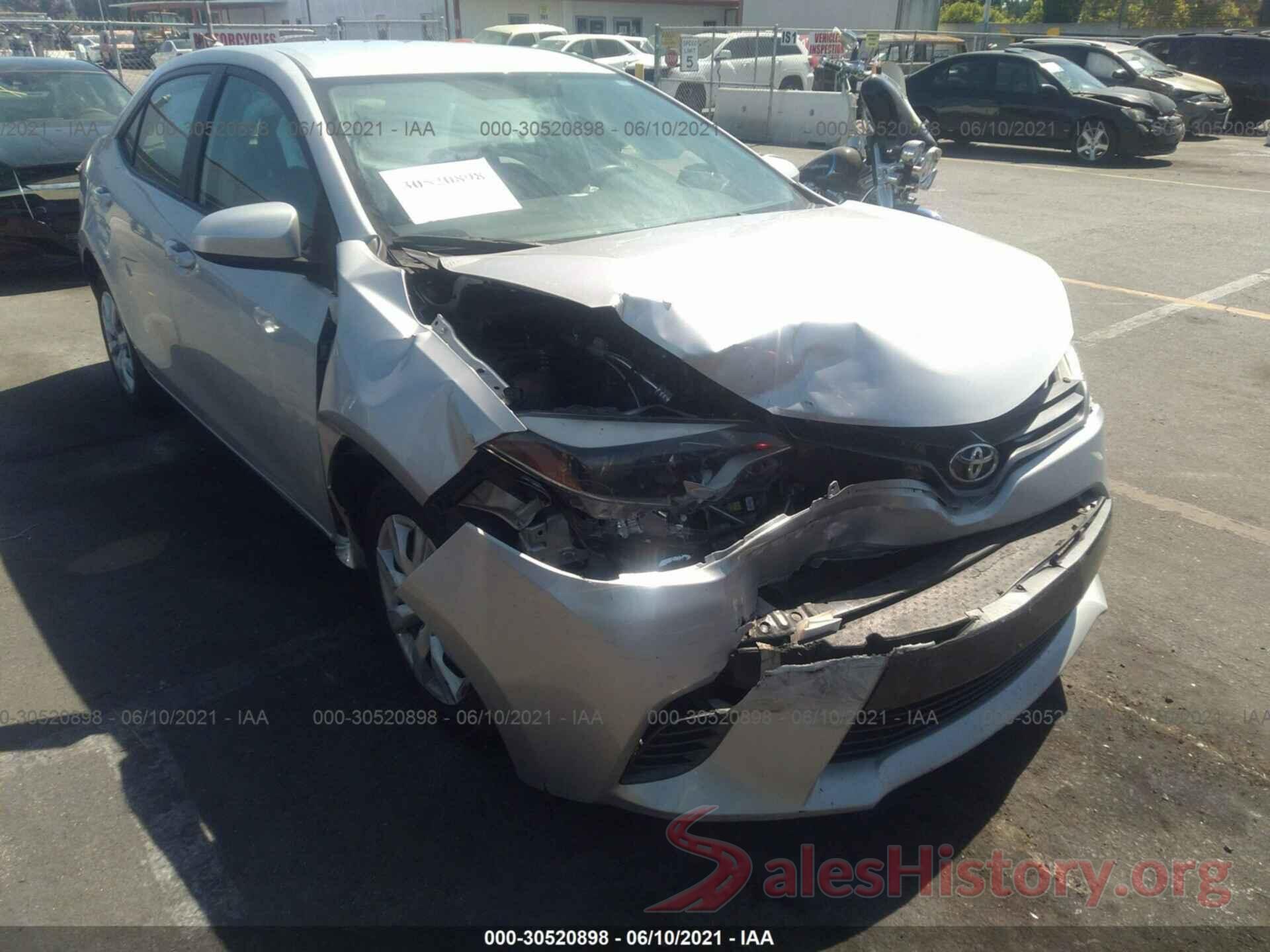 5YFBURHE3GP385717 2016 TOYOTA COROLLA