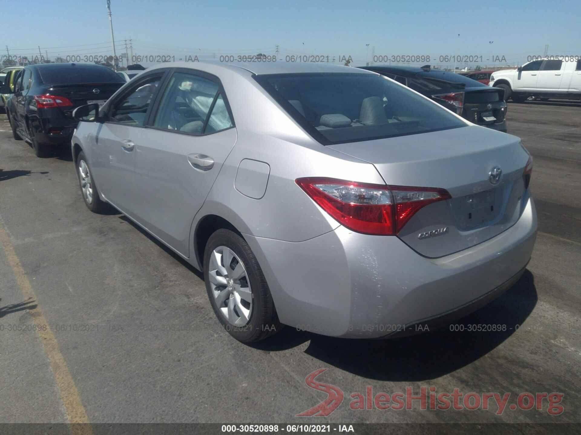 5YFBURHE3GP385717 2016 TOYOTA COROLLA