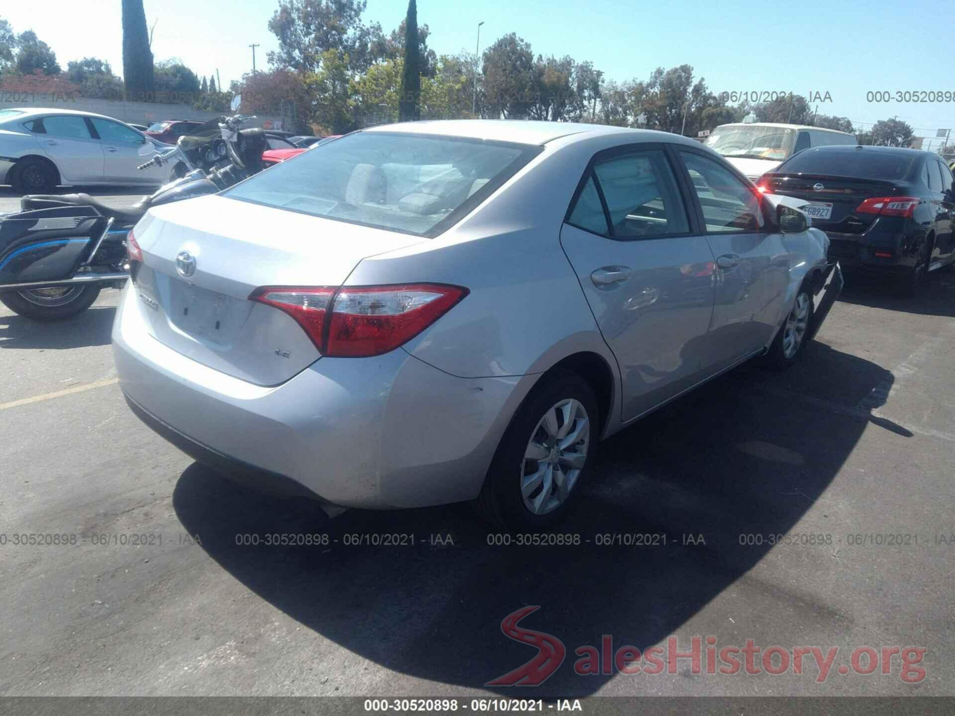 5YFBURHE3GP385717 2016 TOYOTA COROLLA