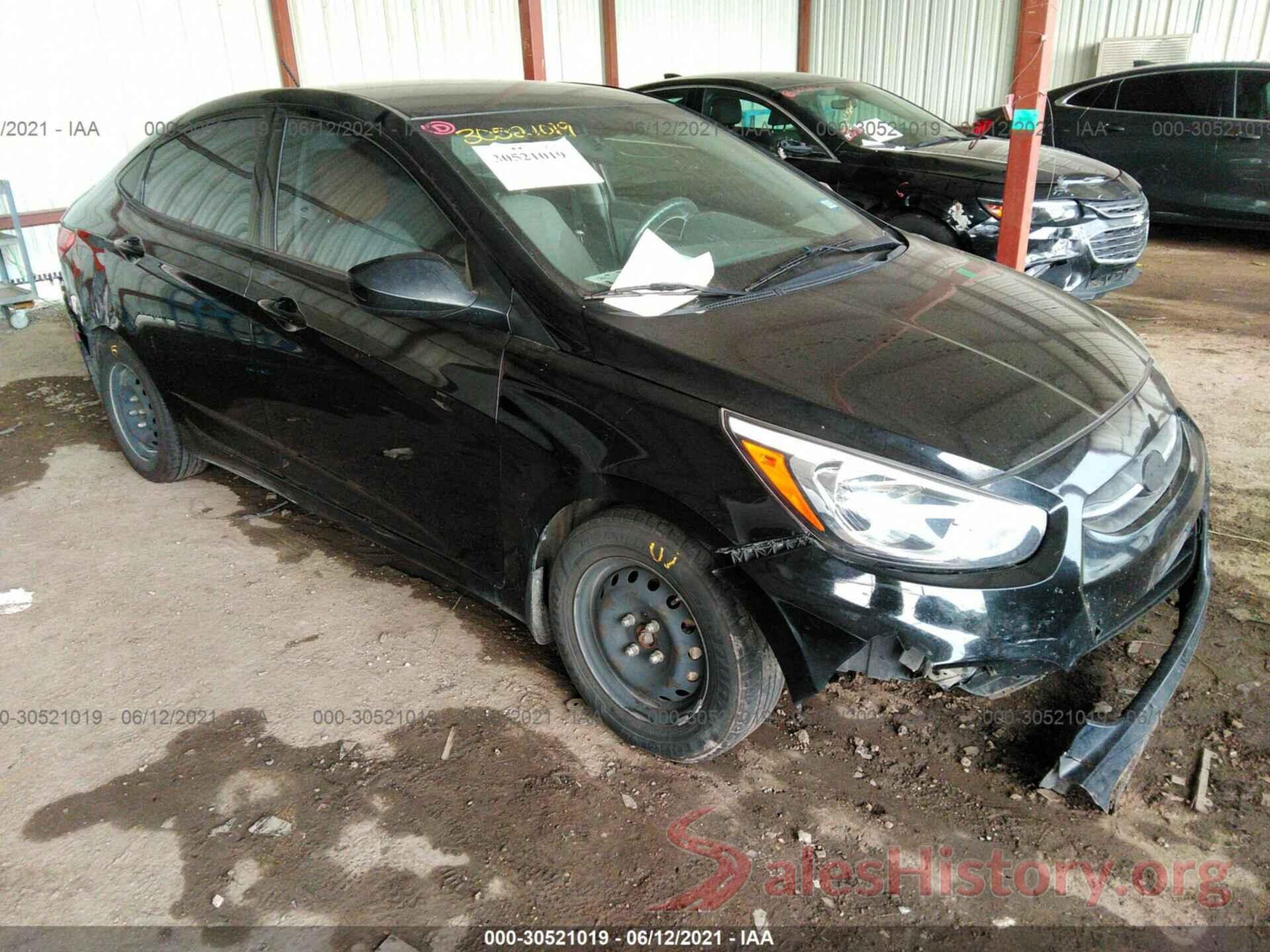 KMHCT4AE3GU075442 2016 HYUNDAI ACCENT