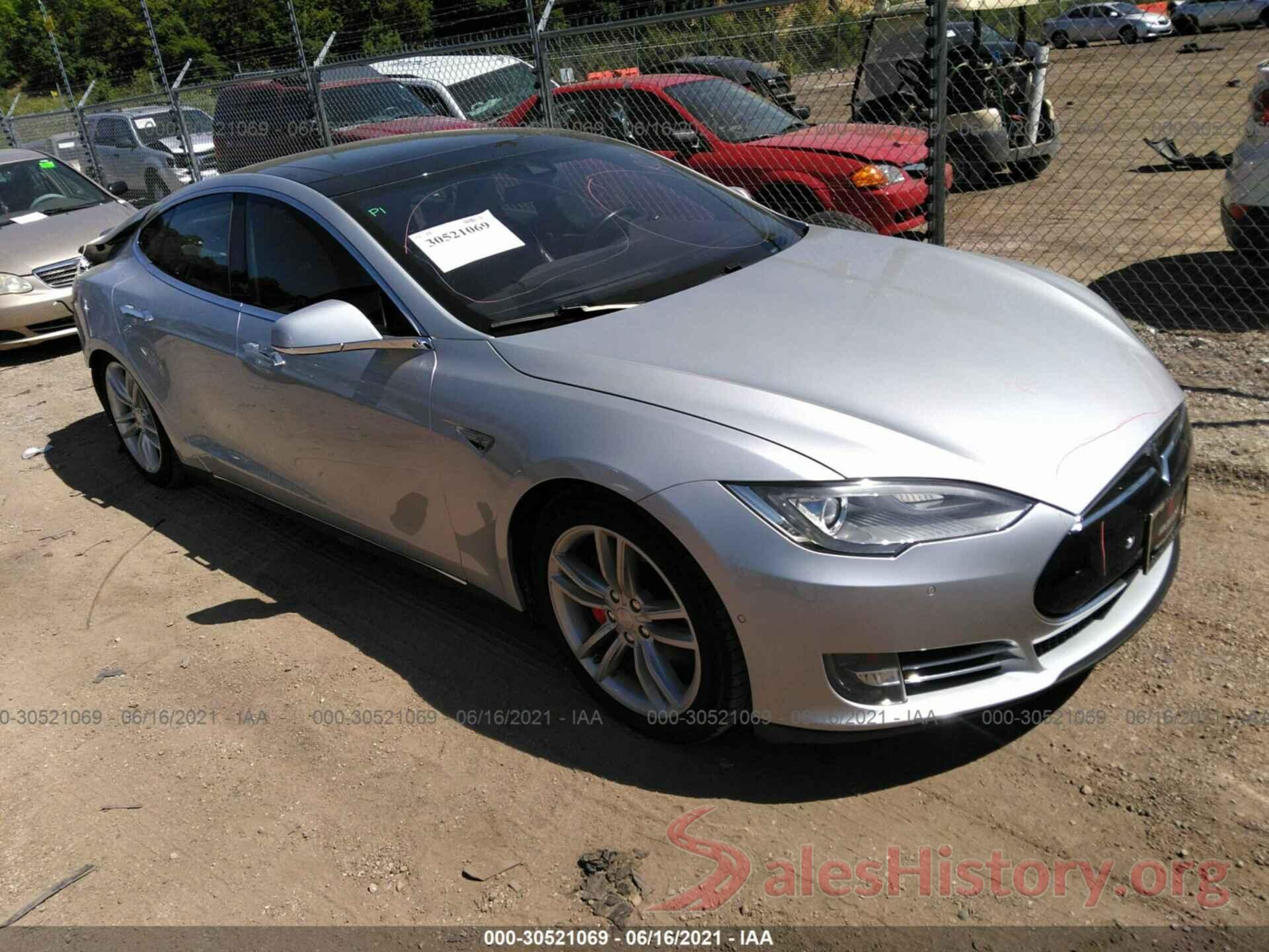 5YJSA1H20EFP62724 2014 TESLA MODEL S