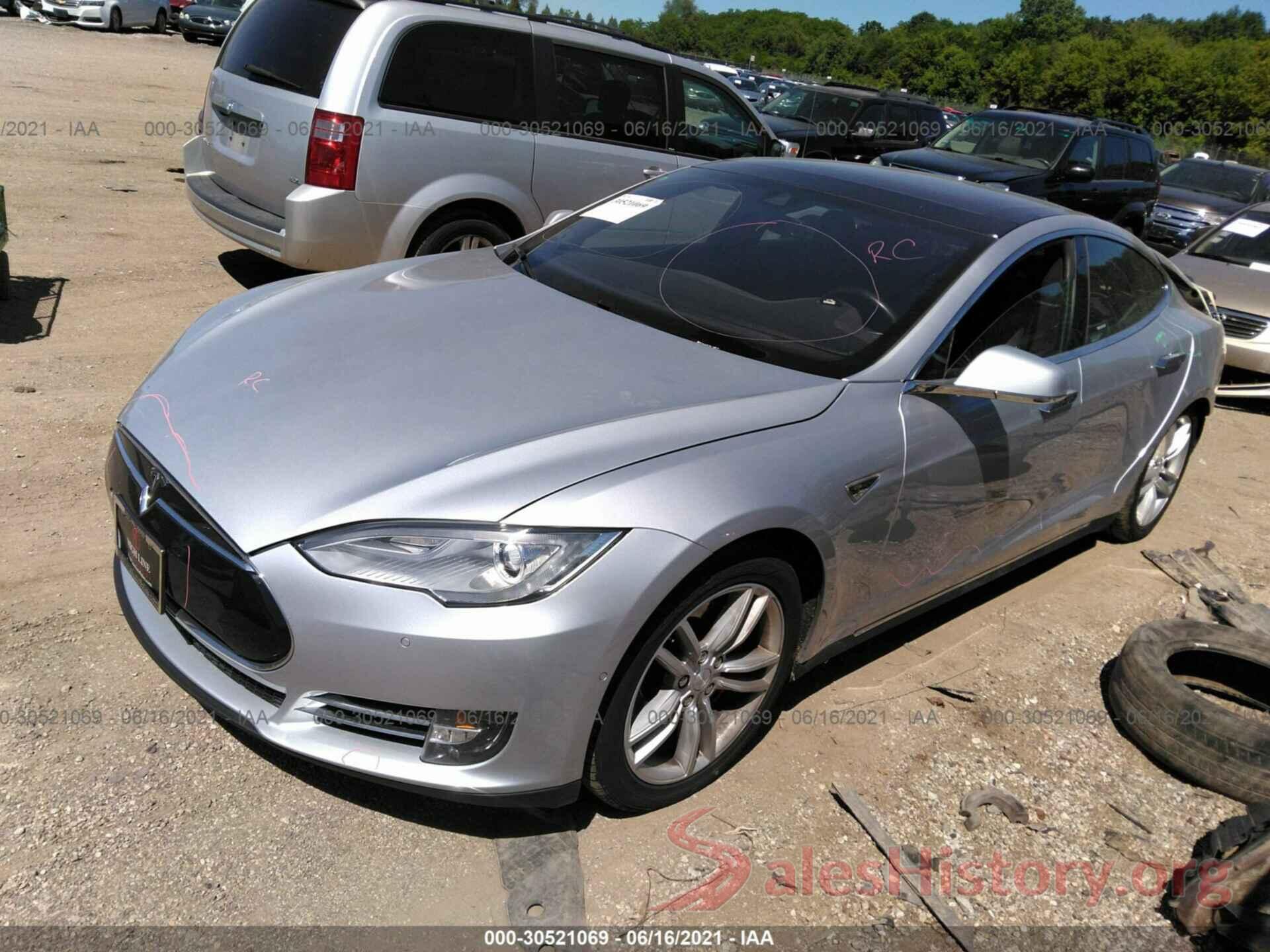 5YJSA1H20EFP62724 2014 TESLA MODEL S