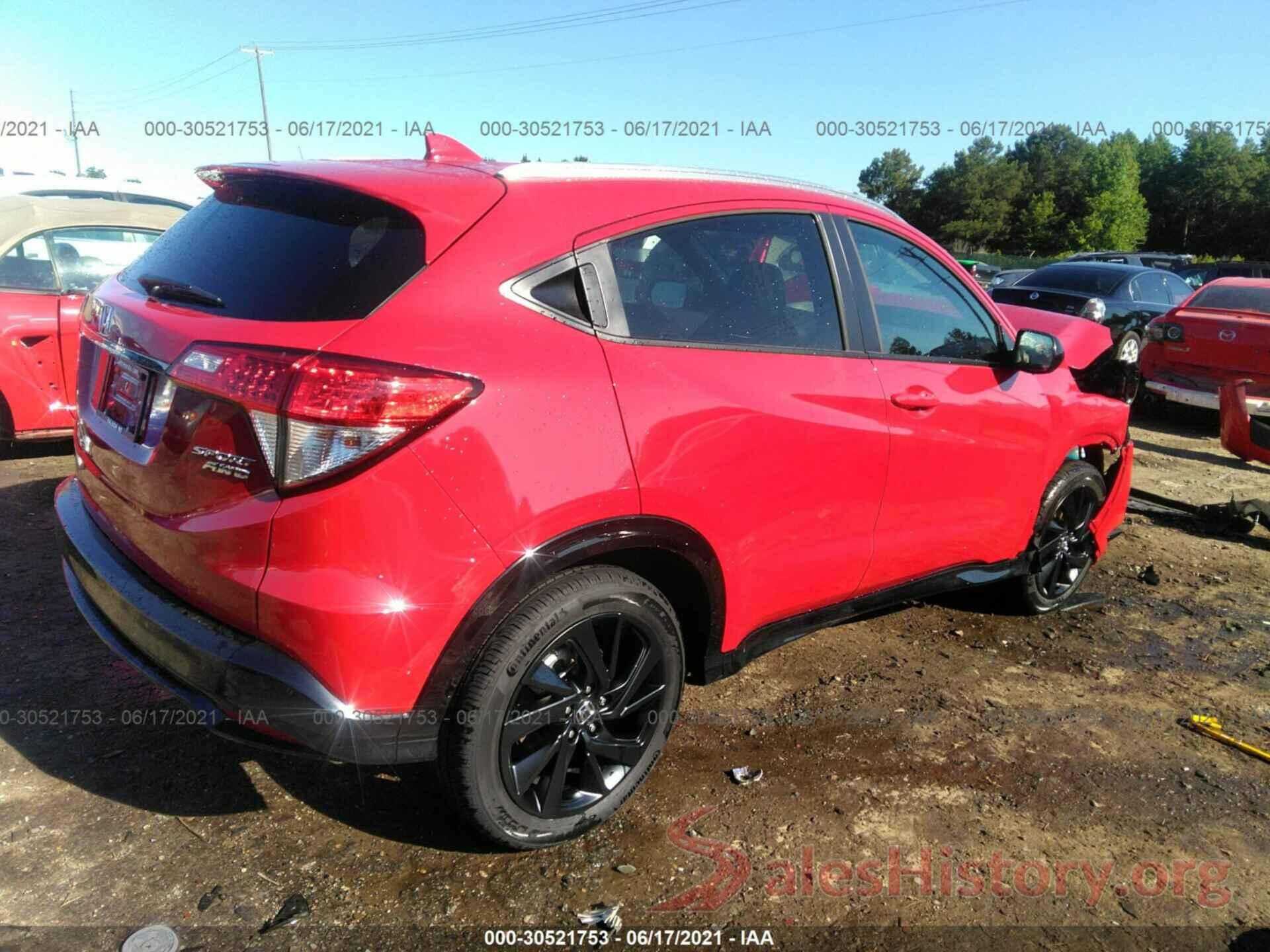 3CZRU6H13MM701821 2021 HONDA HR-V