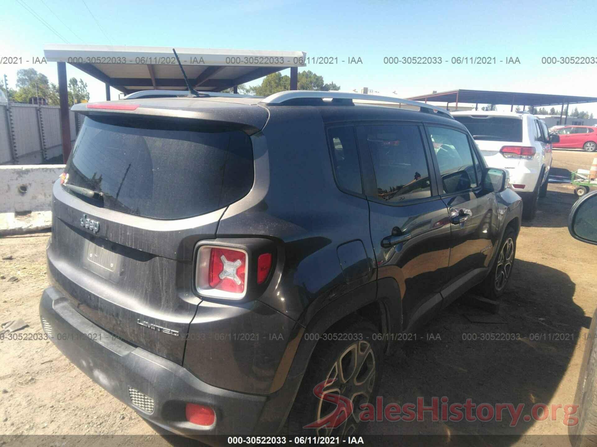 ZACCJADT7GPD01597 2016 JEEP RENEGADE