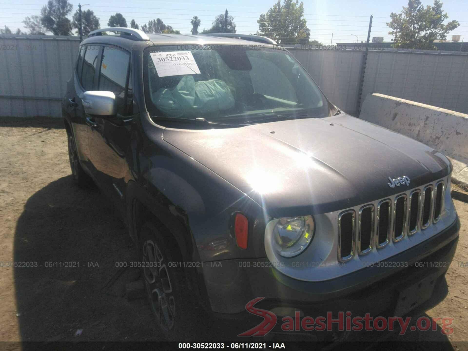 ZACCJADT7GPD01597 2016 JEEP RENEGADE