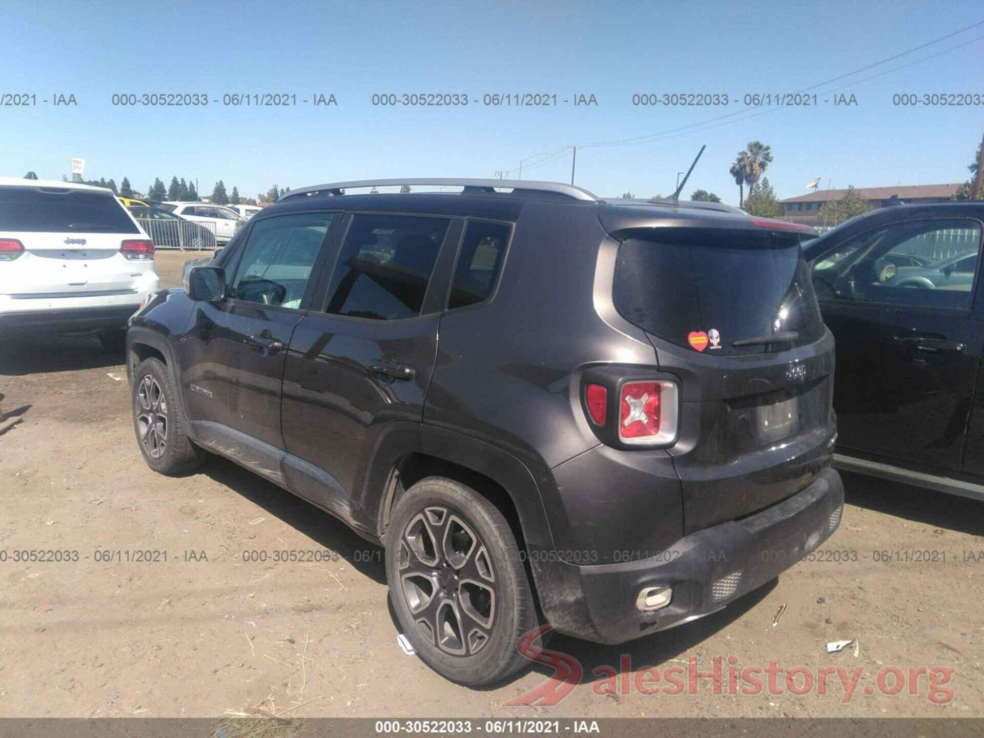 ZACCJADT7GPD01597 2016 JEEP RENEGADE