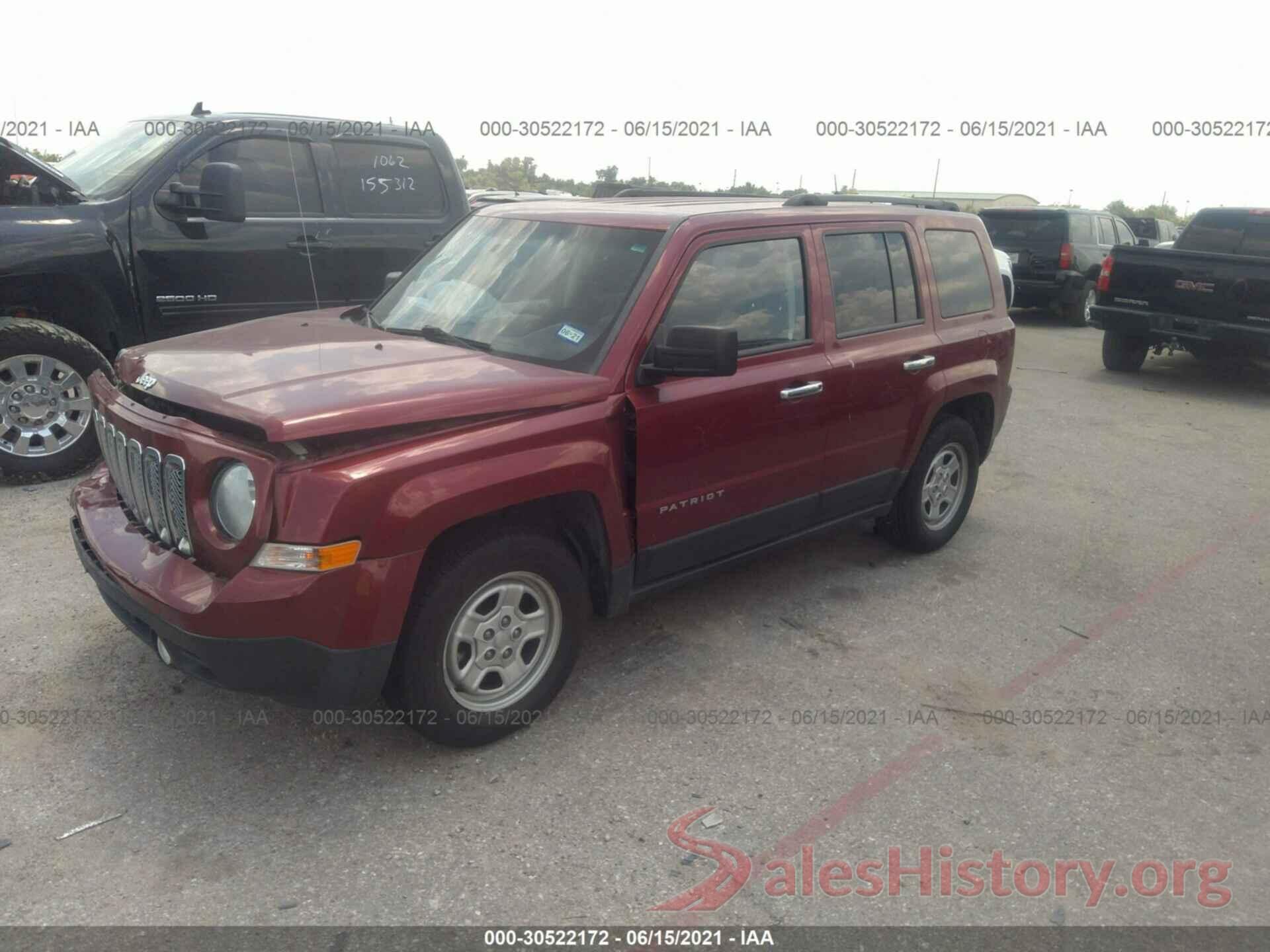 1C4NJPBA0GD762068 2016 JEEP PATRIOT