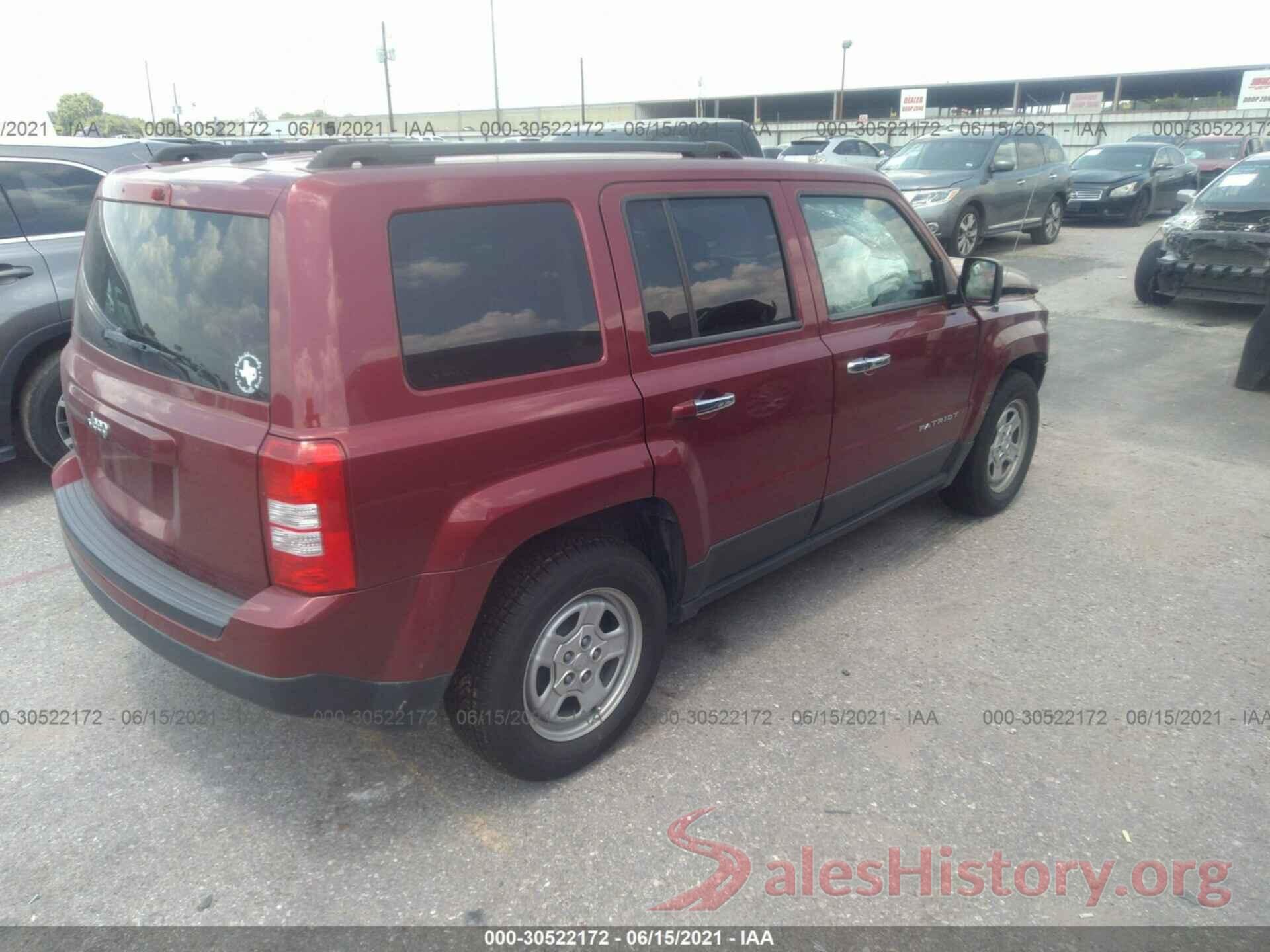 1C4NJPBA0GD762068 2016 JEEP PATRIOT