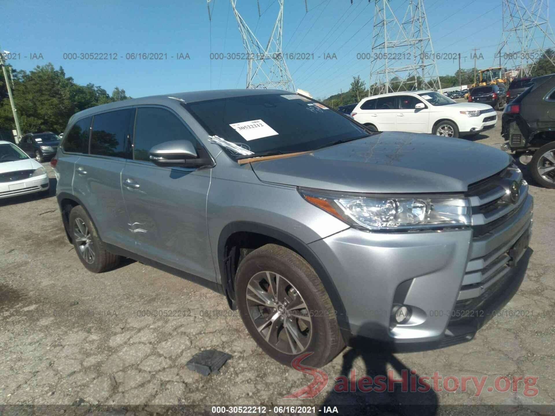 5TDBZRFH6KS734464 2019 TOYOTA HIGHLANDER