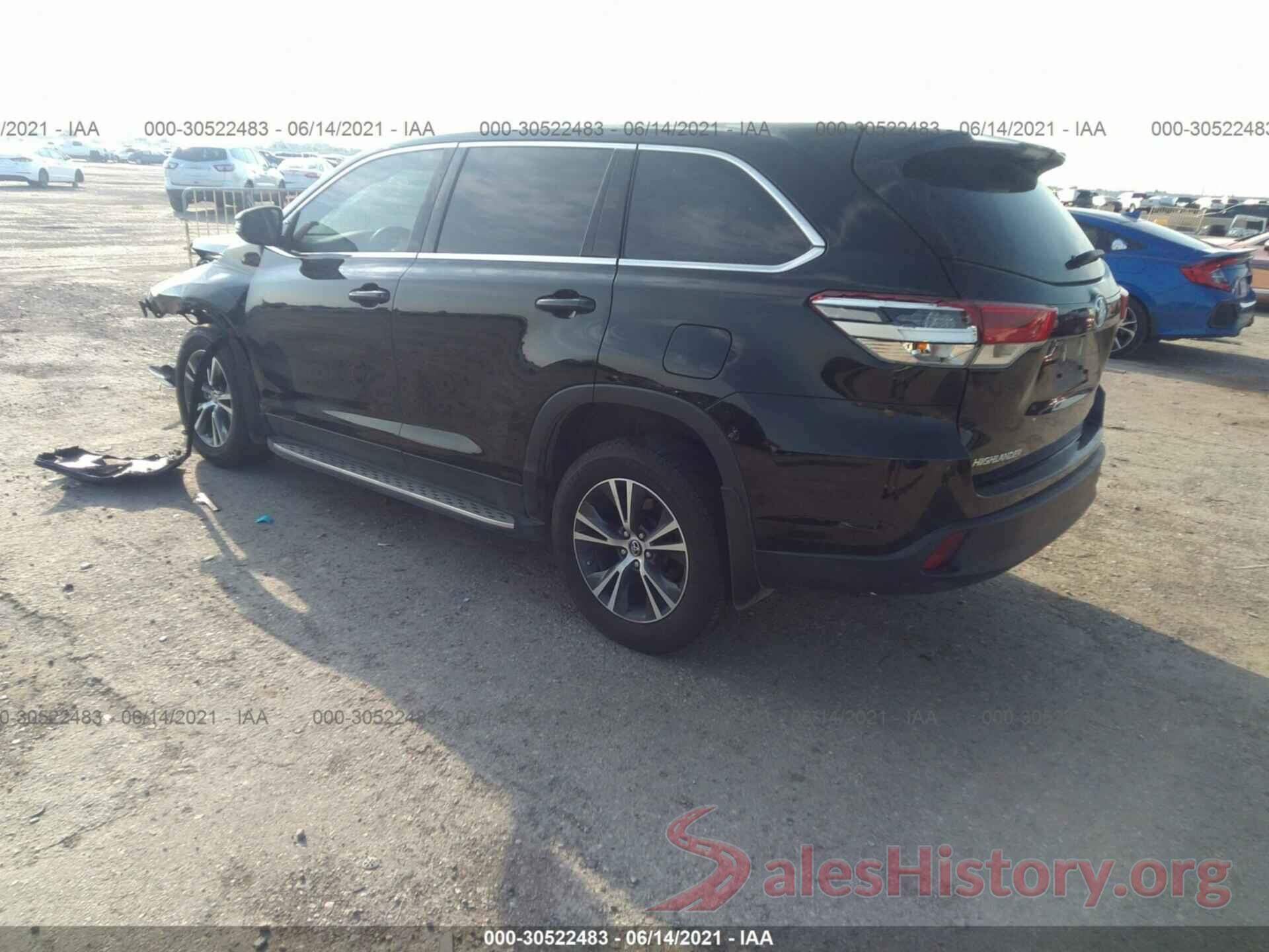 5TDZARFH9KS058310 2019 TOYOTA HIGHLANDER